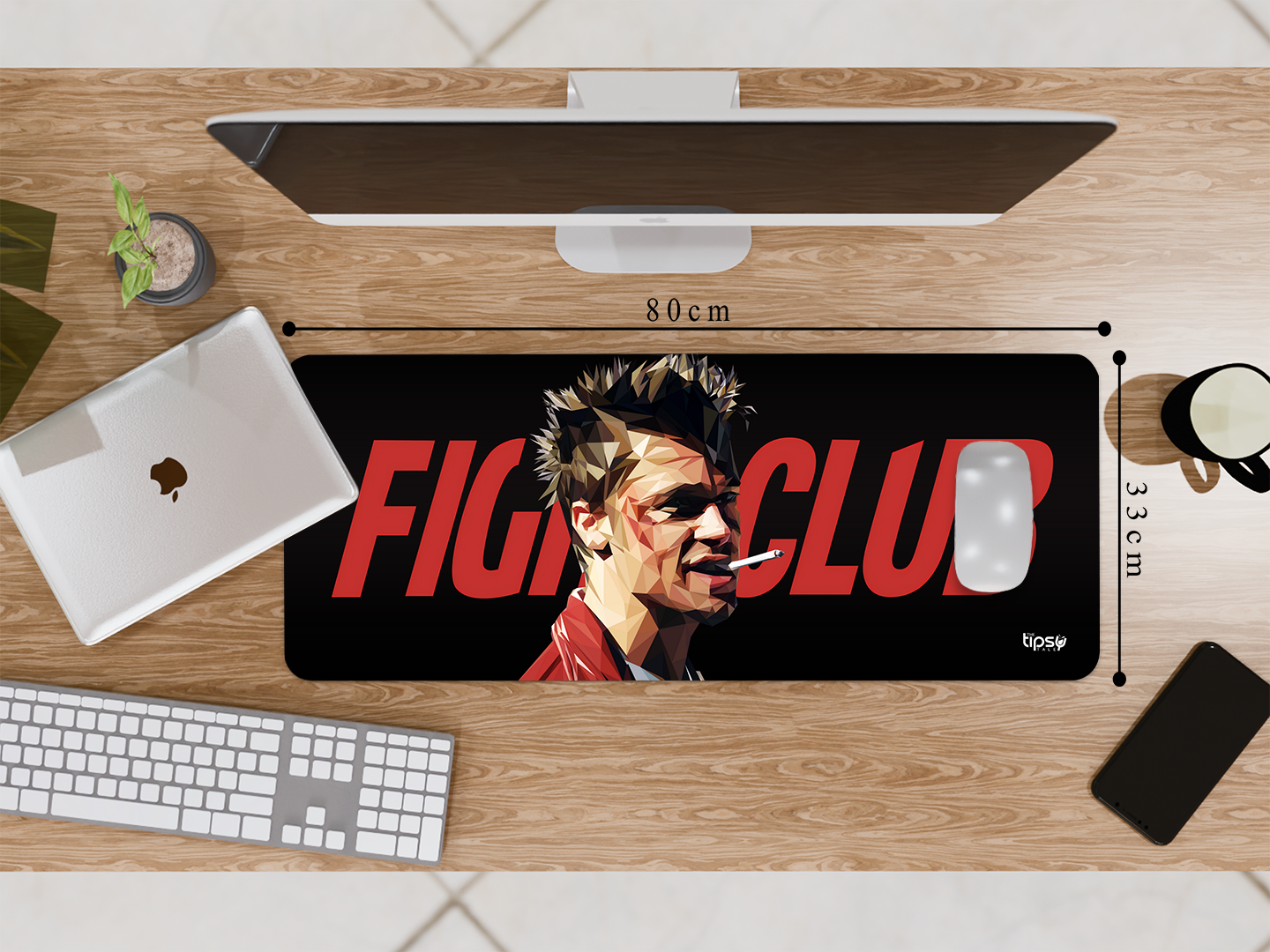 "FIGHT CLUB - BRAD PITT - ENTERTAINMENT EDITION" Gaming Mousepad Elevate Your Gaming Experience