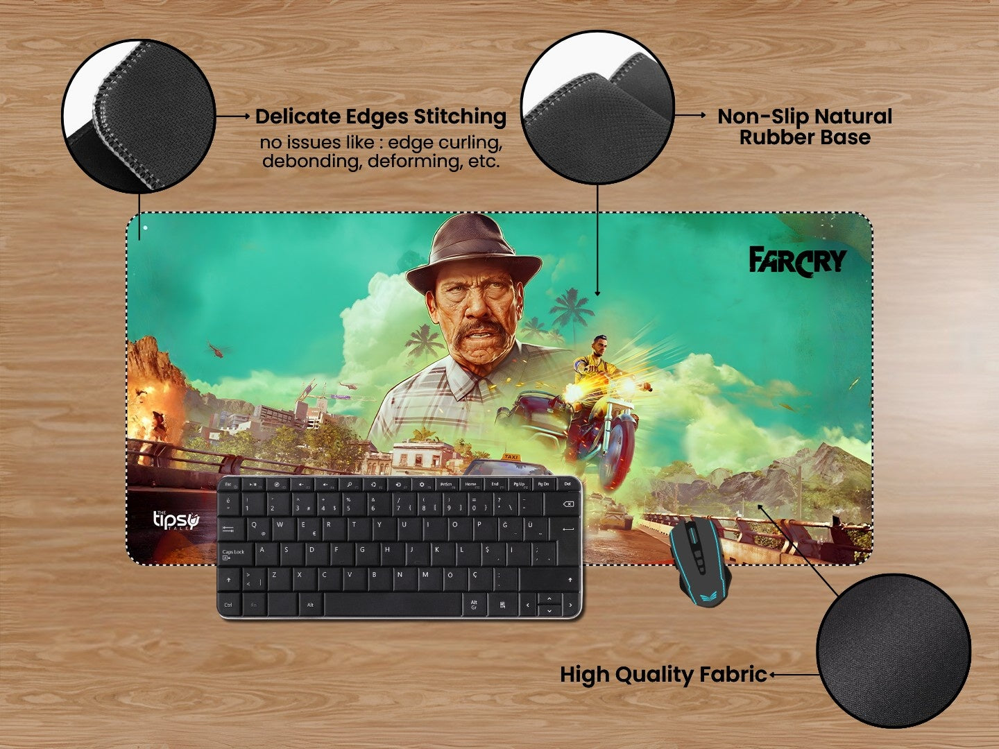 "FAR CRY 6 DANNY TREJO" Gaming Mousepad Elevate Your Gaming Experience