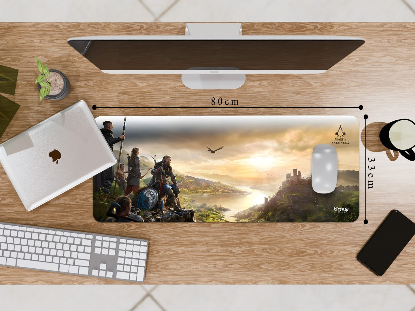 "ASSASSINS CREED VALHALLA VIKINGS" Gaming Mousepad Elevate Your Gaming Experience