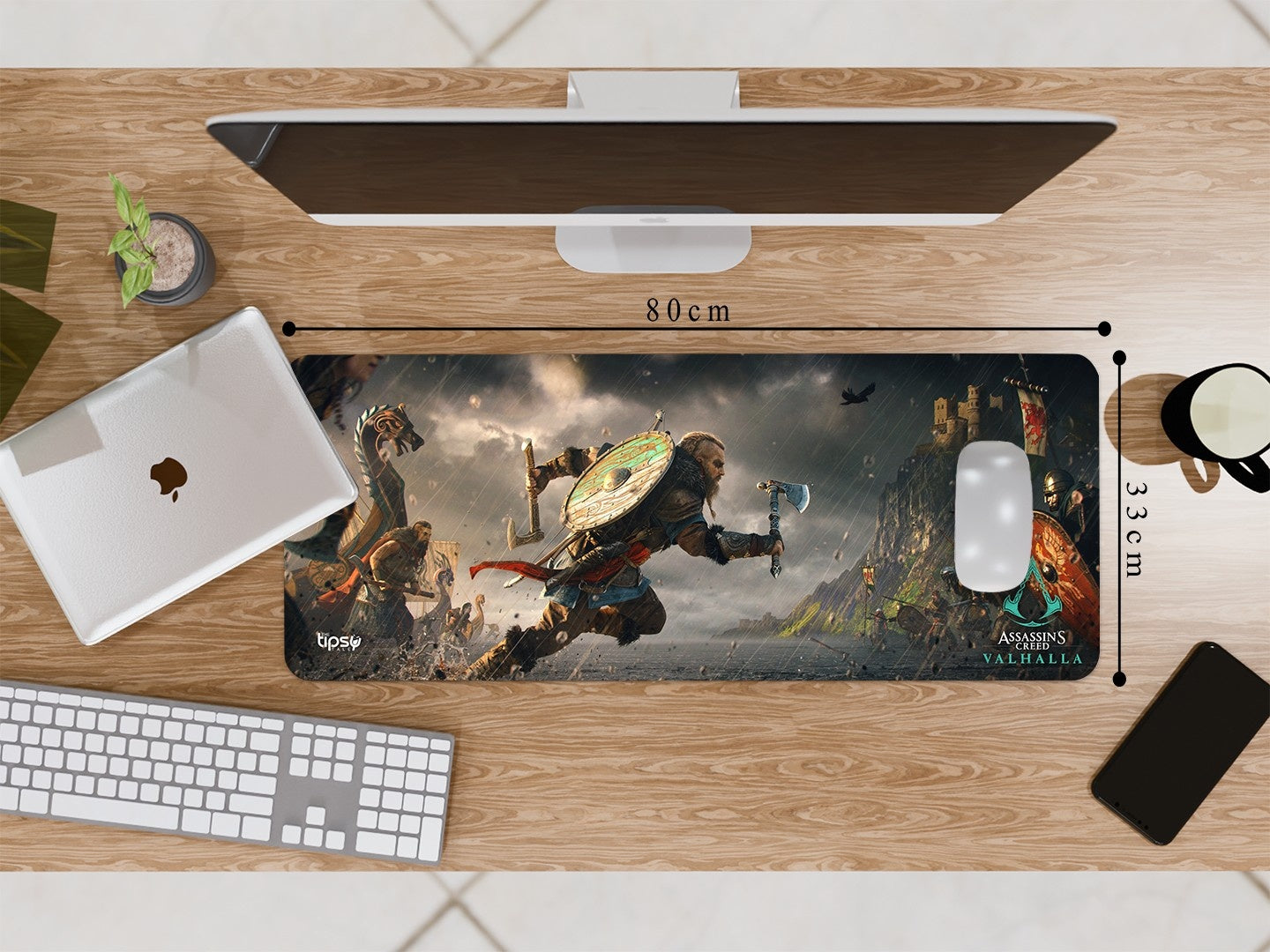 "ASSASSINS CREED VALHALLA EIVOR VIKING" Gaming Mousepad Elevate Your Gaming Experience