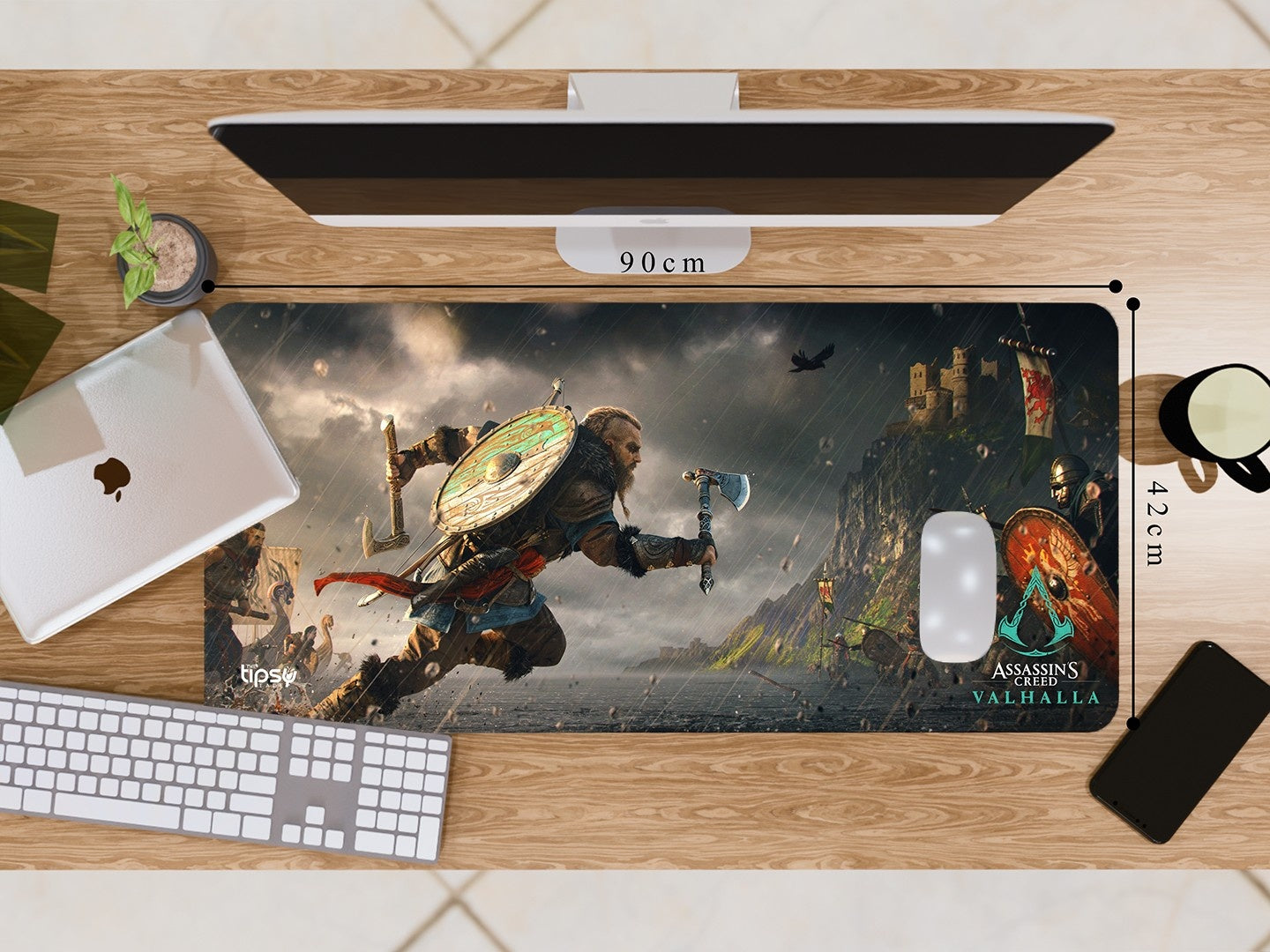 "ASSASSINS CREED VALHALLA EIVOR VIKING" Gaming Mousepad Elevate Your Gaming Experience