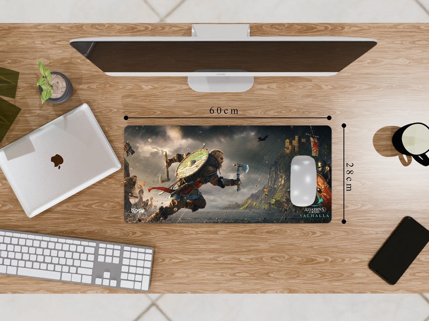 "ASSASSINS CREED VALHALLA EIVOR VIKING" Gaming Mousepad Elevate Your Gaming Experience