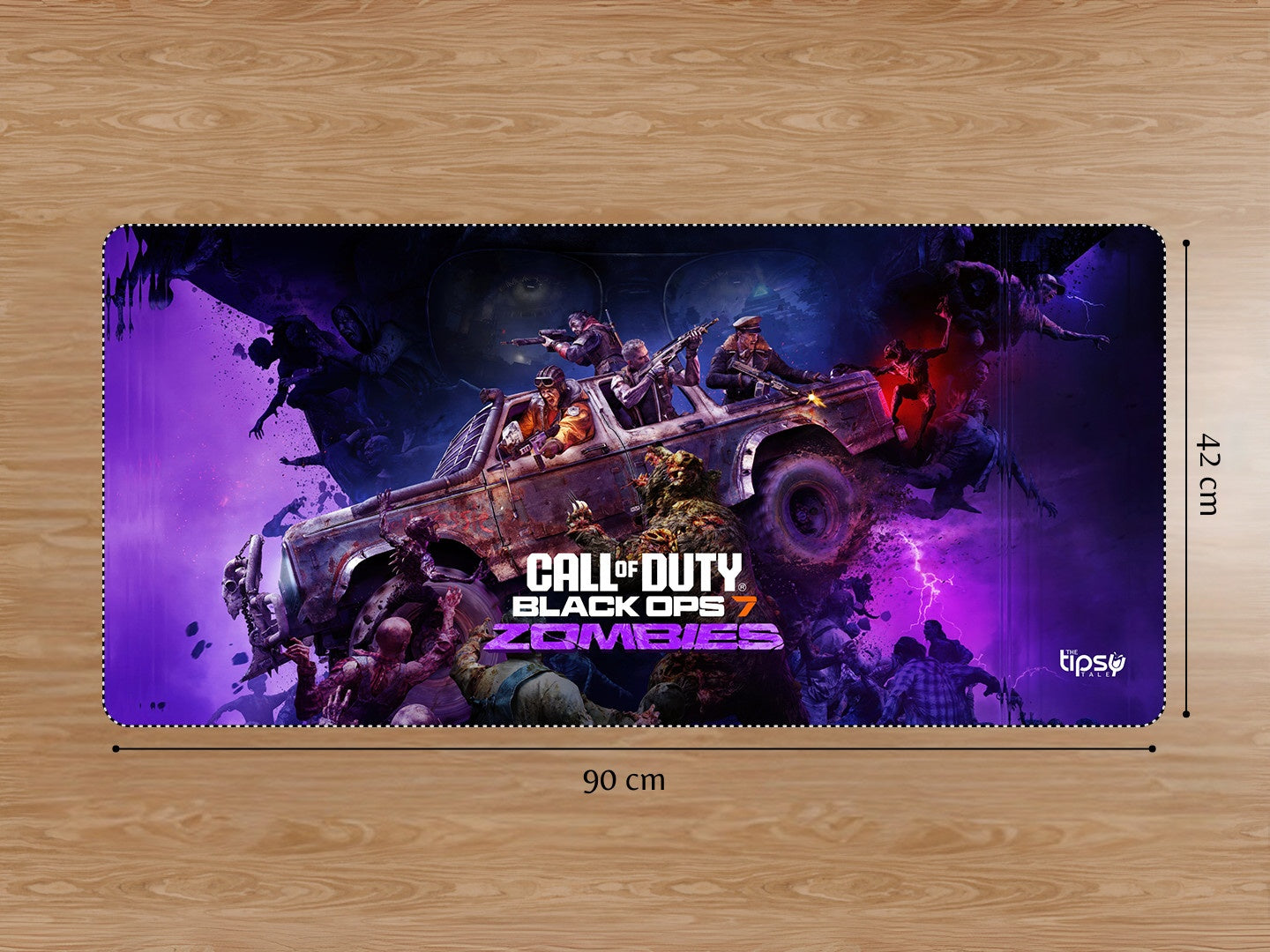 "CALL OF DUTY BLACK OPS 7 ZOMBIES" Gaming Mousepad Elevate Your Gaming Experience