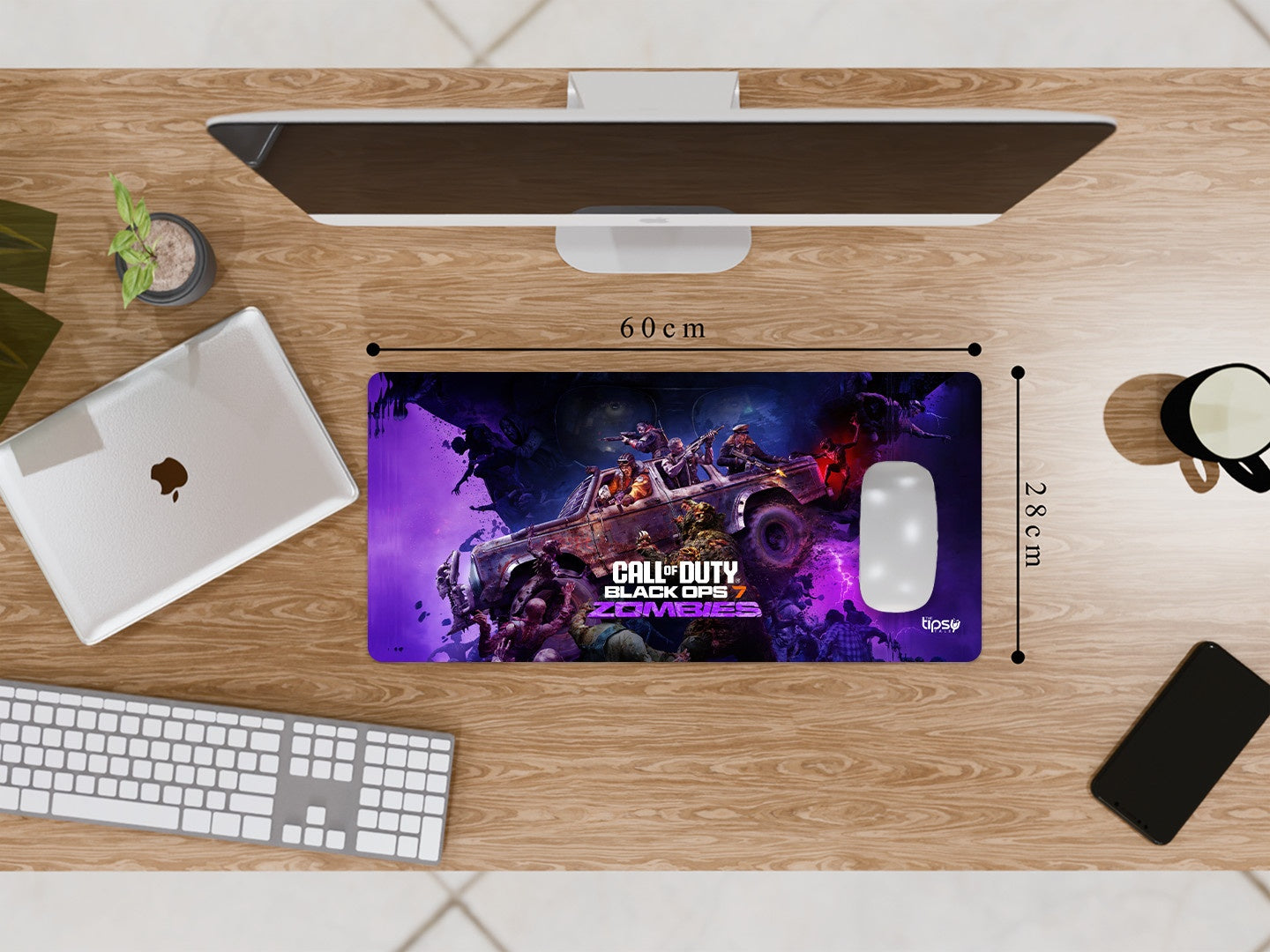 "CALL OF DUTY BLACK OPS 7 ZOMBIES" Gaming Mousepad Elevate Your Gaming Experience
