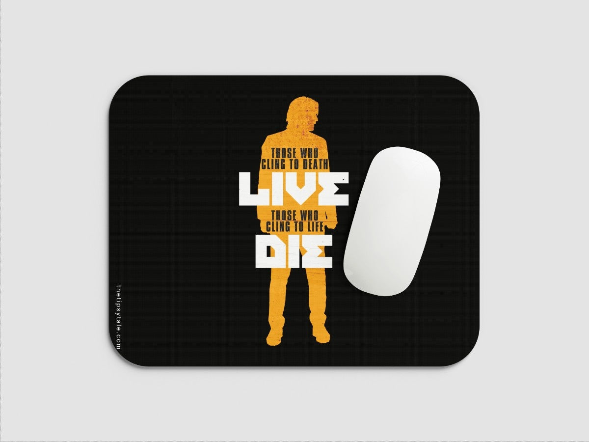 "John Wick Thoughts " Mousepad Enhance Your Workspace with Style