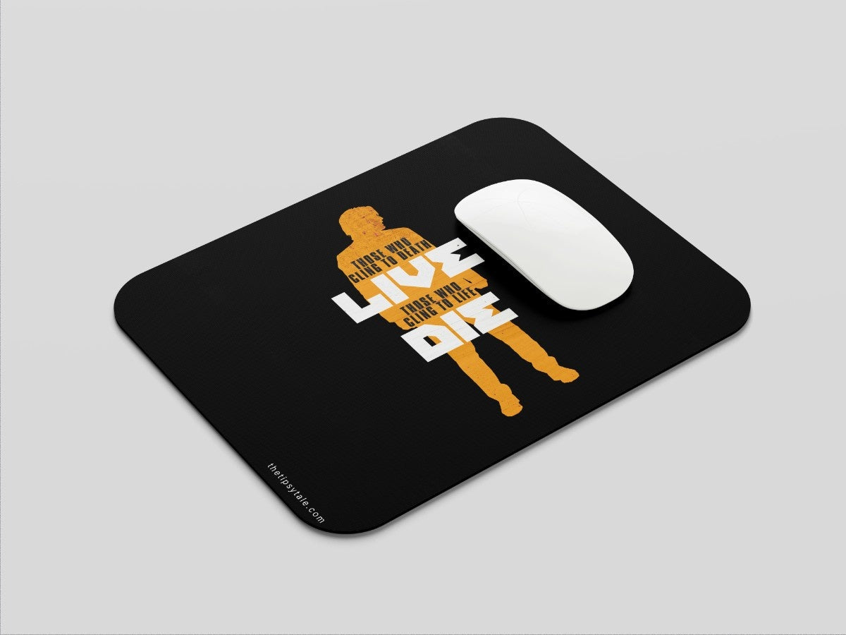 "John Wick Thoughts " Mousepad Enhance Your Workspace with Style