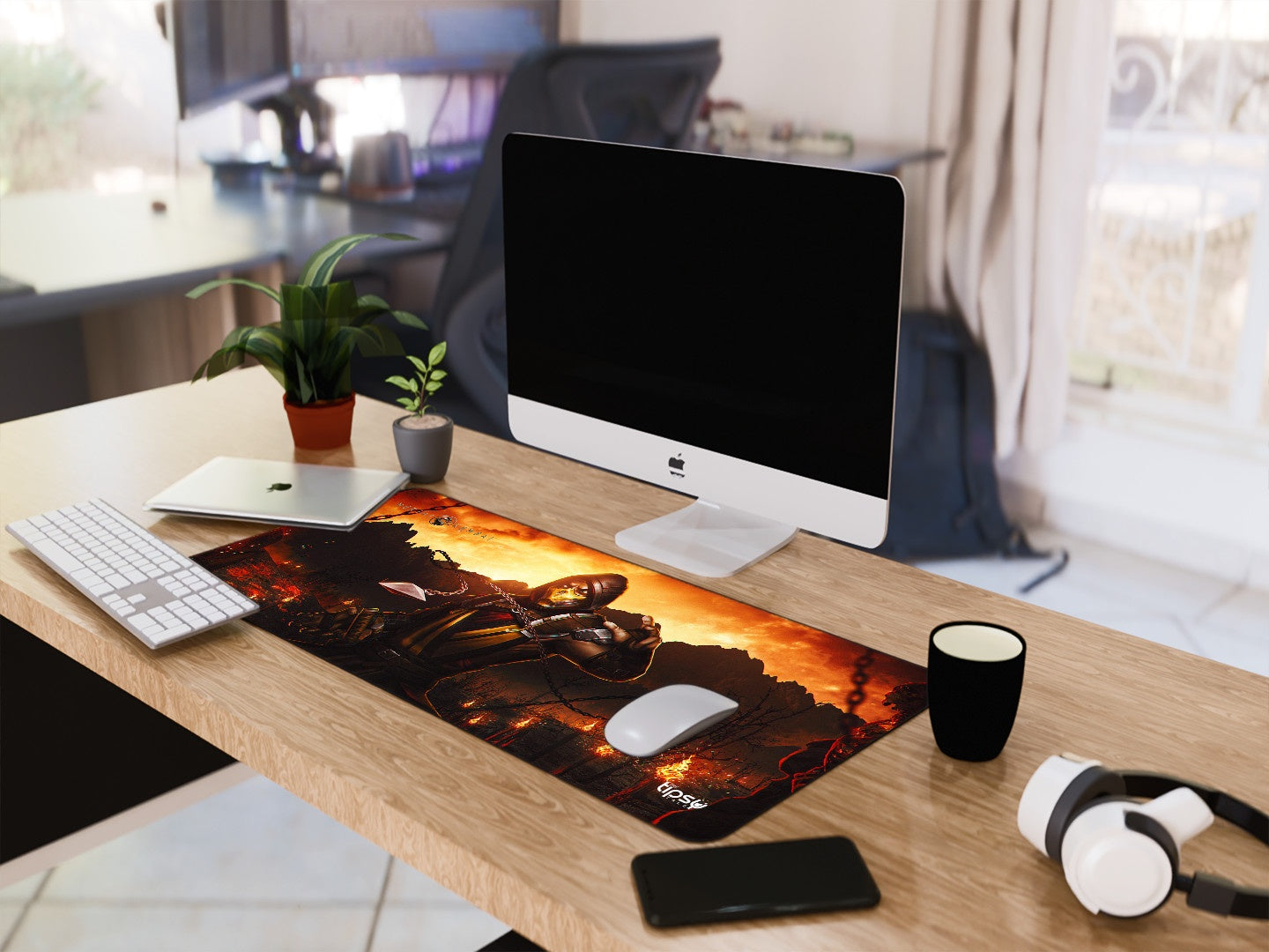"SCORPION MORTAL KOMBAT" Gaming Mousepad Elevate Your Gaming Experience
