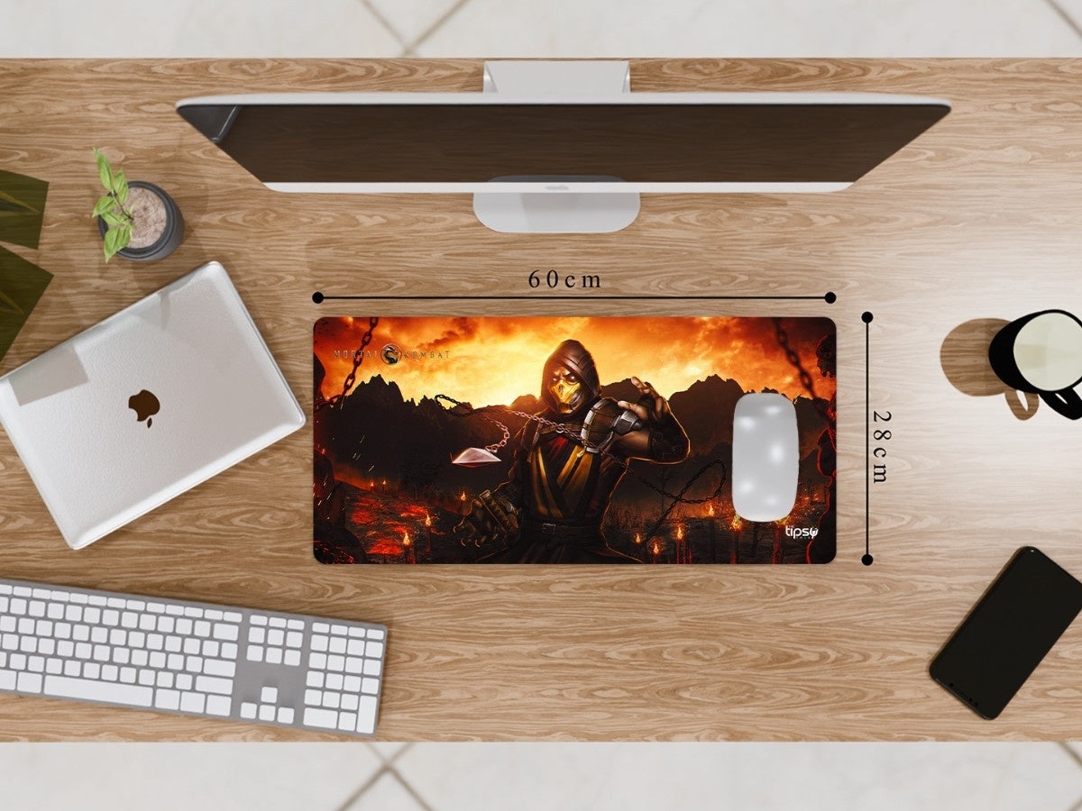 "SCORPION MORTAL KOMBAT" Gaming Mousepad Elevate Your Gaming Experience