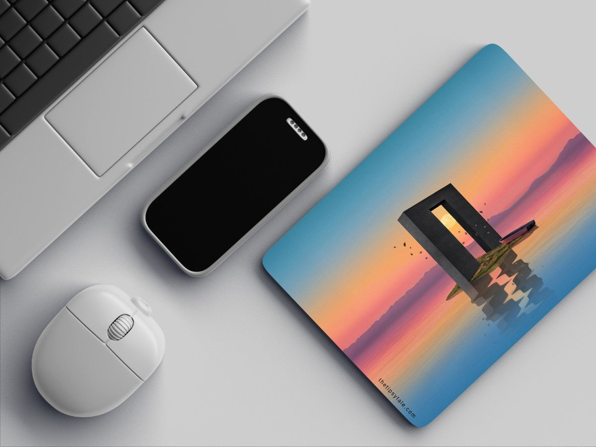 "Portal to Other Dimension" Mousepad Enhance Your Workspace with Style