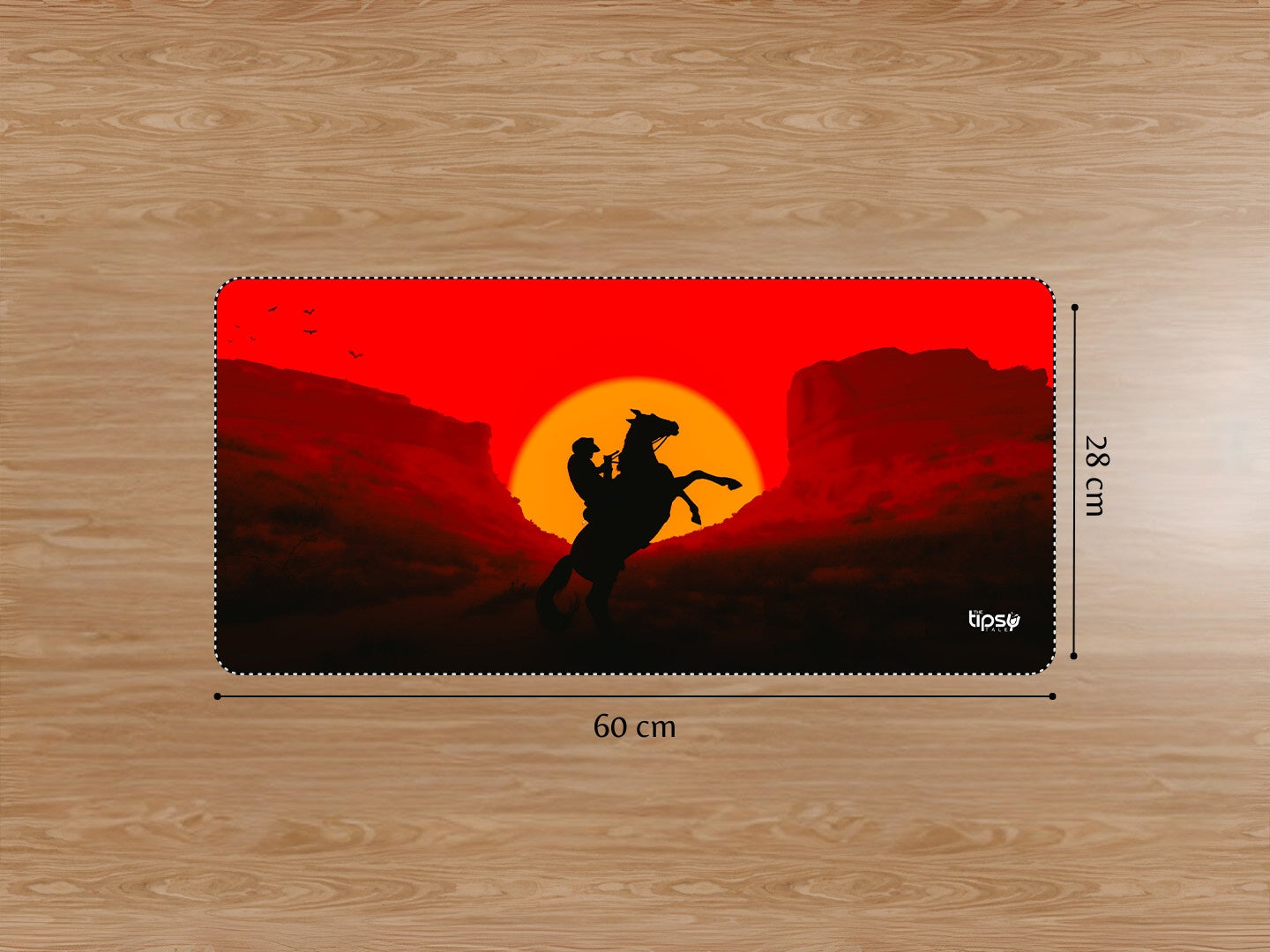 "ARTHUR MORGAN -  BOADICEA- RDR" Gaming Mousepad Elevate Your Gaming Experience