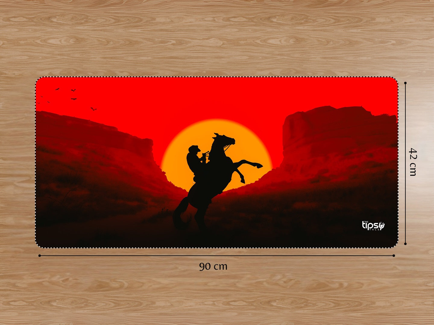 "ARTHUR MORGAN -  BOADICEA- RDR" Gaming Mousepad Elevate Your Gaming Experience