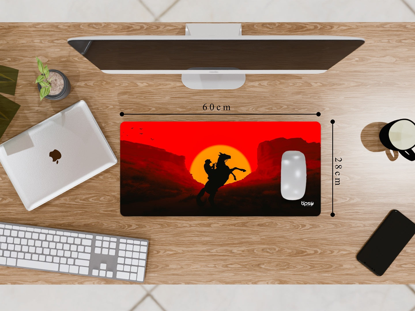 "ARTHUR MORGAN -  BOADICEA- RDR" Gaming Mousepad Elevate Your Gaming Experience
