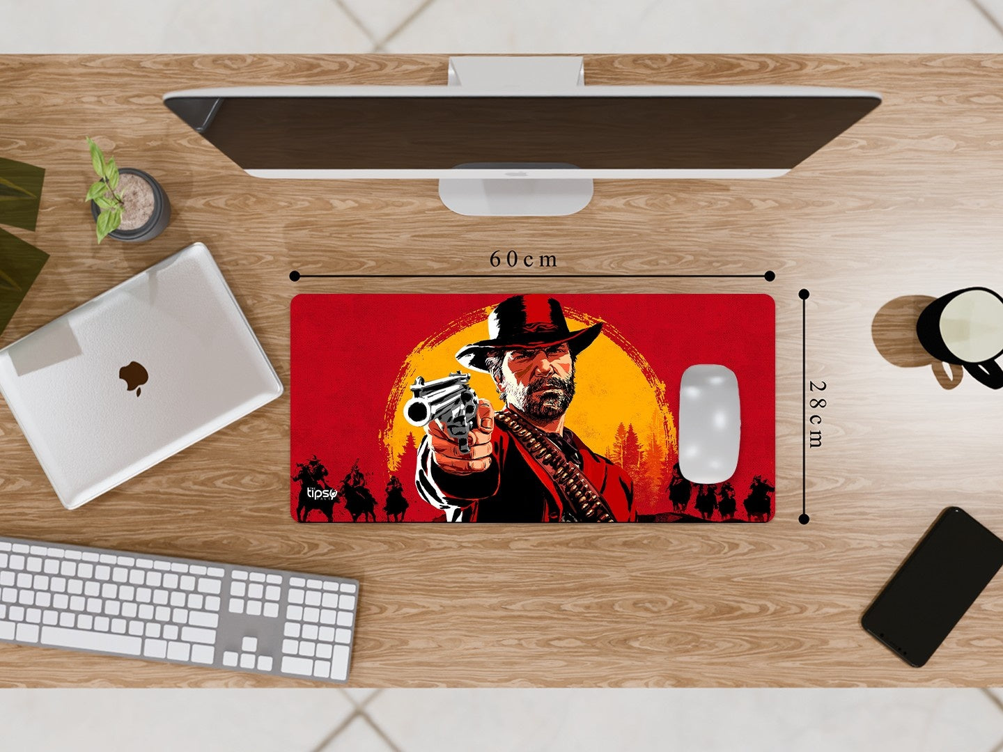 "RDR- ARTHUR MORGAN" Gaming Mousepad Elevate Your Gaming Experience