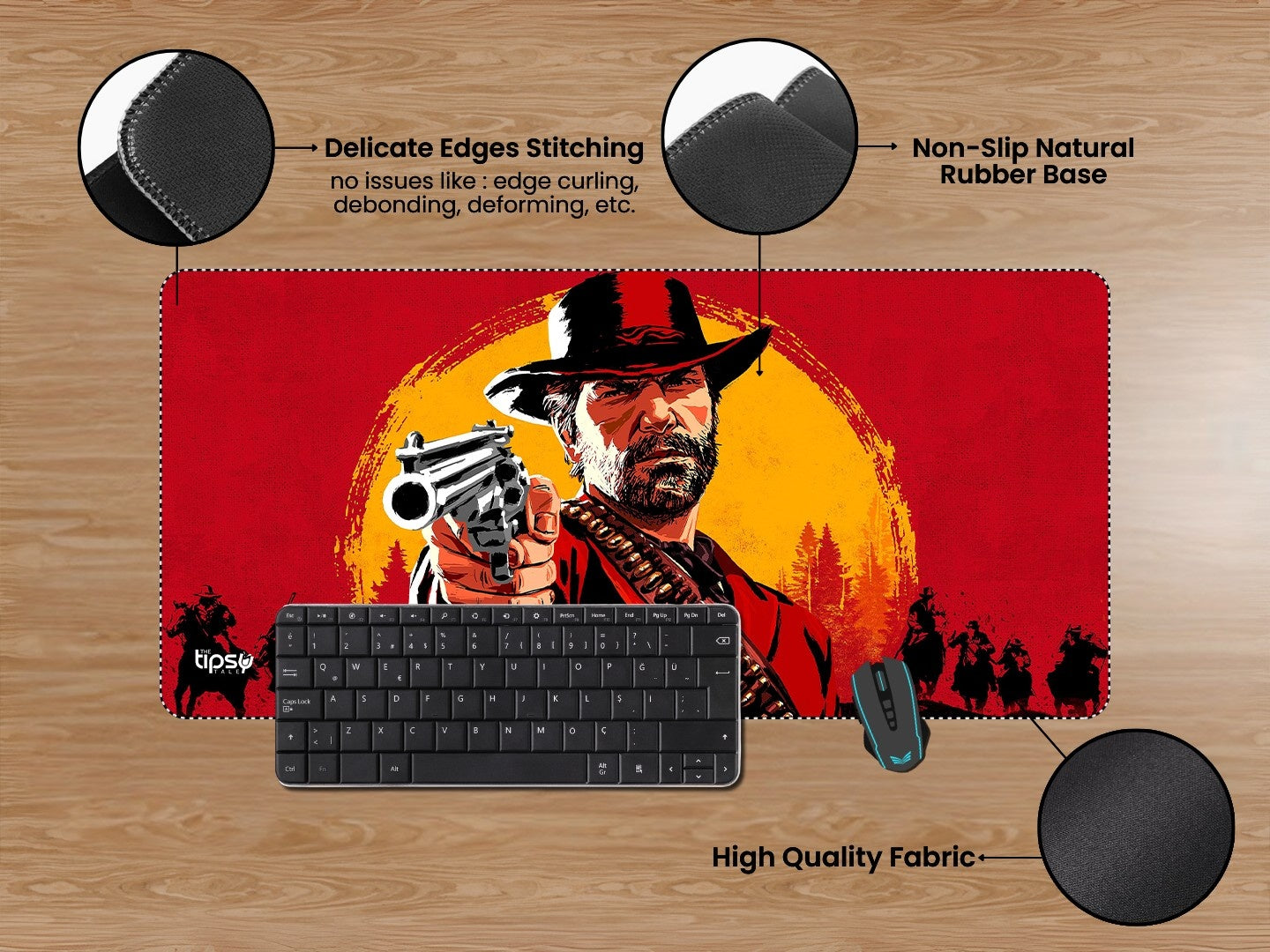 "RDR- ARTHUR MORGAN" Gaming Mousepad Elevate Your Gaming Experience