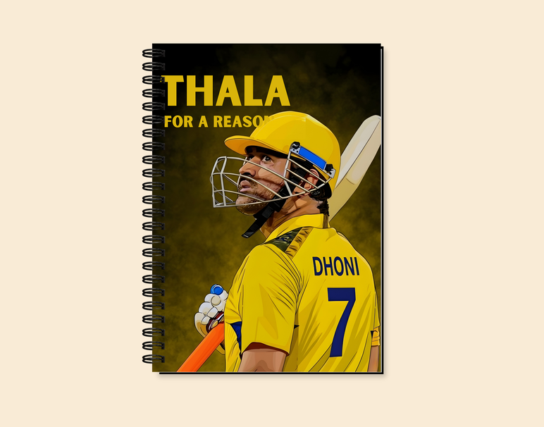 "MS DHONI: CRICKET FANBASE" -Elegant & Inspiring Diary for Daily Reflection