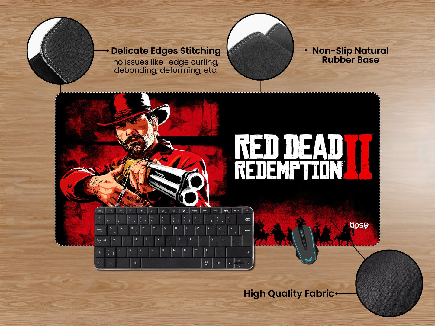 "RED DEAD REDEMPTION 2" Gaming Mousepad Elevate Your Gaming Experience