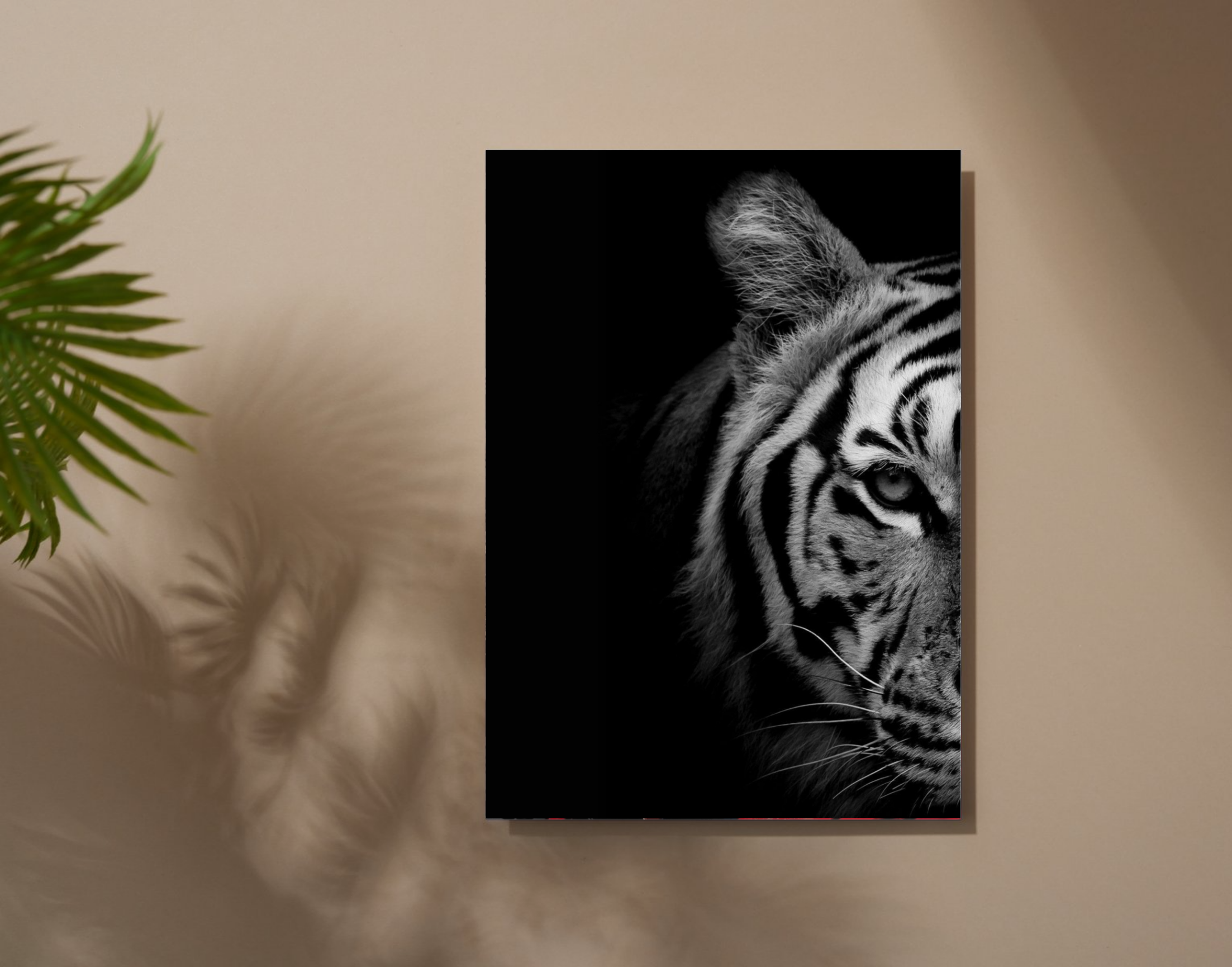 "In The Wild: Tiger"- Shiny & Sturdy Metallic Poster  Art That Pops & Sticks