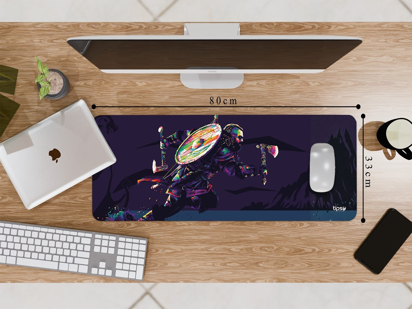 "ASSASSINS CREED VALHALLA - ART WORK" Gaming Mousepad Elevate Your Gaming Experience