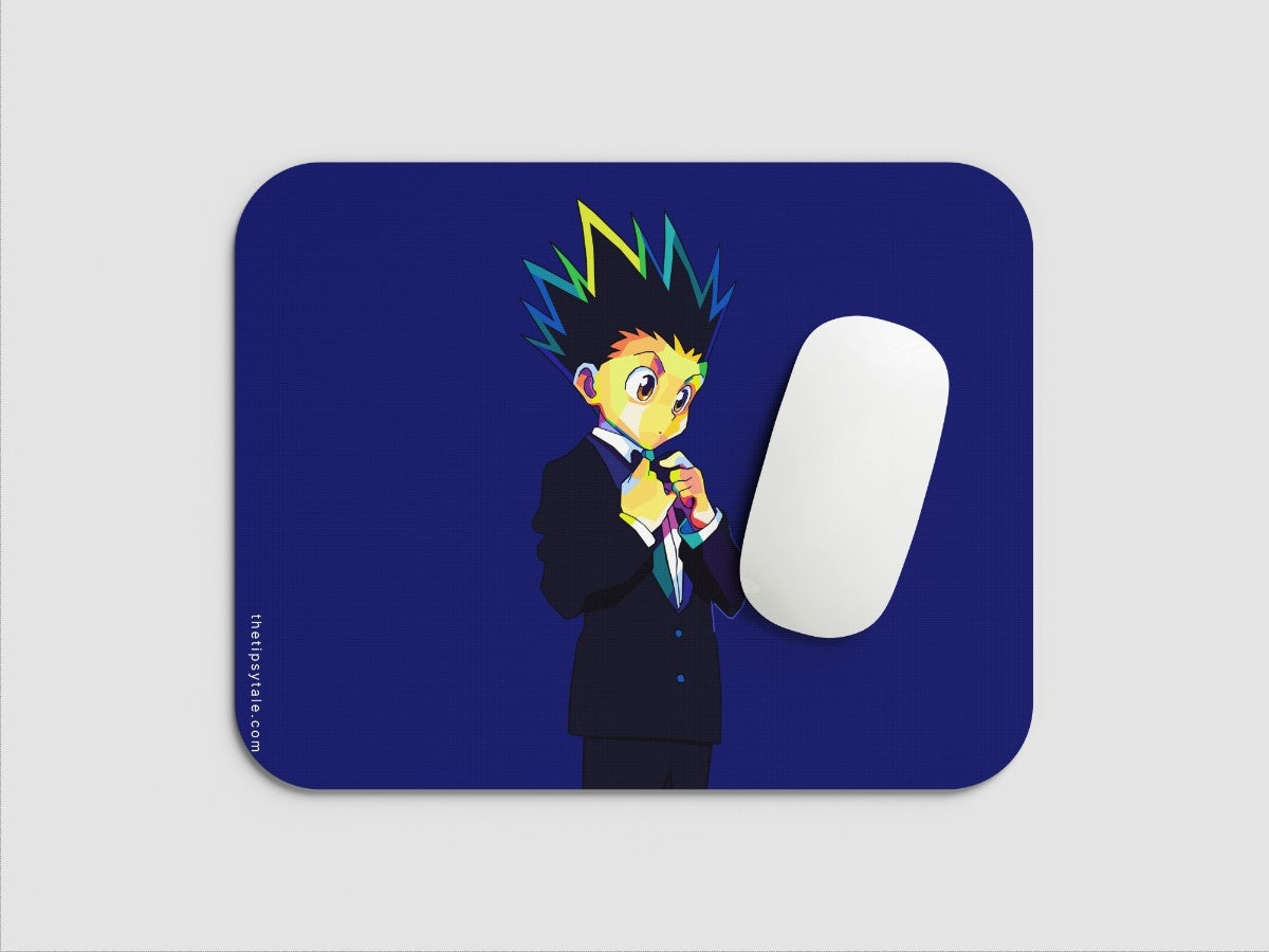 "Gon Freecss Cartoon Version Art: Anime" Mousepad Enhance Your Workspace with Style