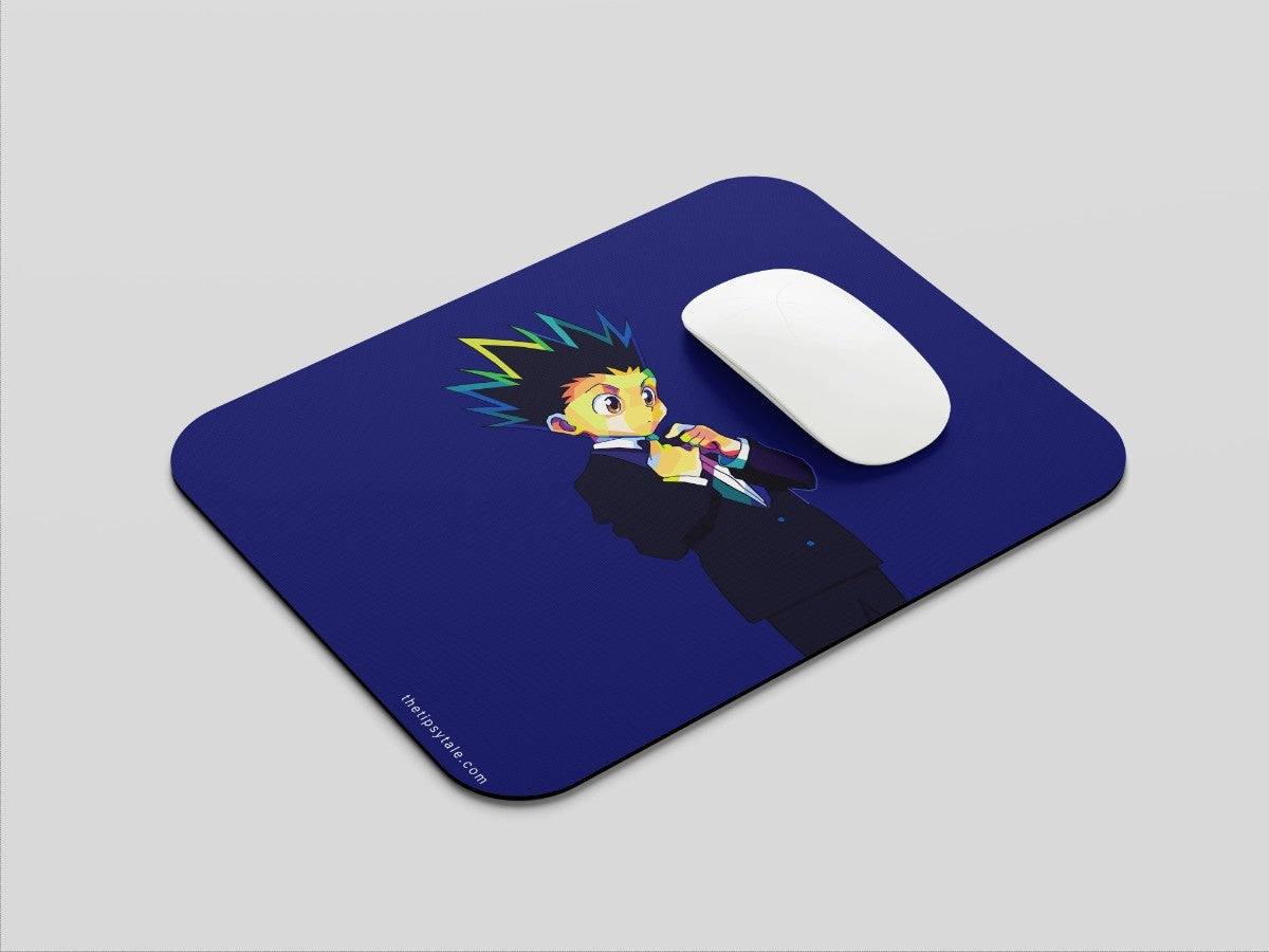 "Gon Freecss Cartoon Version Art: Anime" Mousepad Enhance Your Workspace with Style