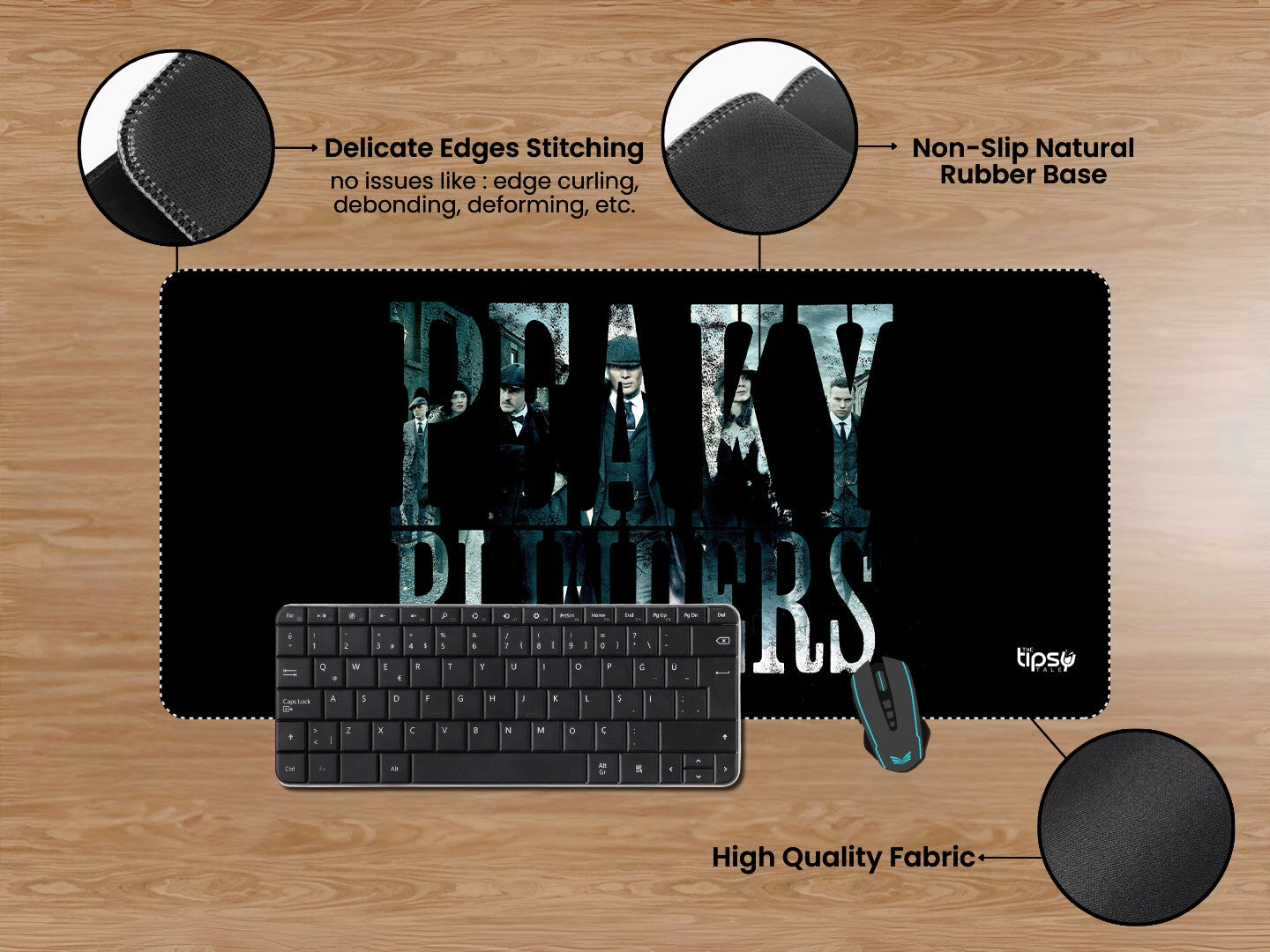 "PEAKY BLINDERS" Gaming Mousepad Elevate Your Gaming Experience