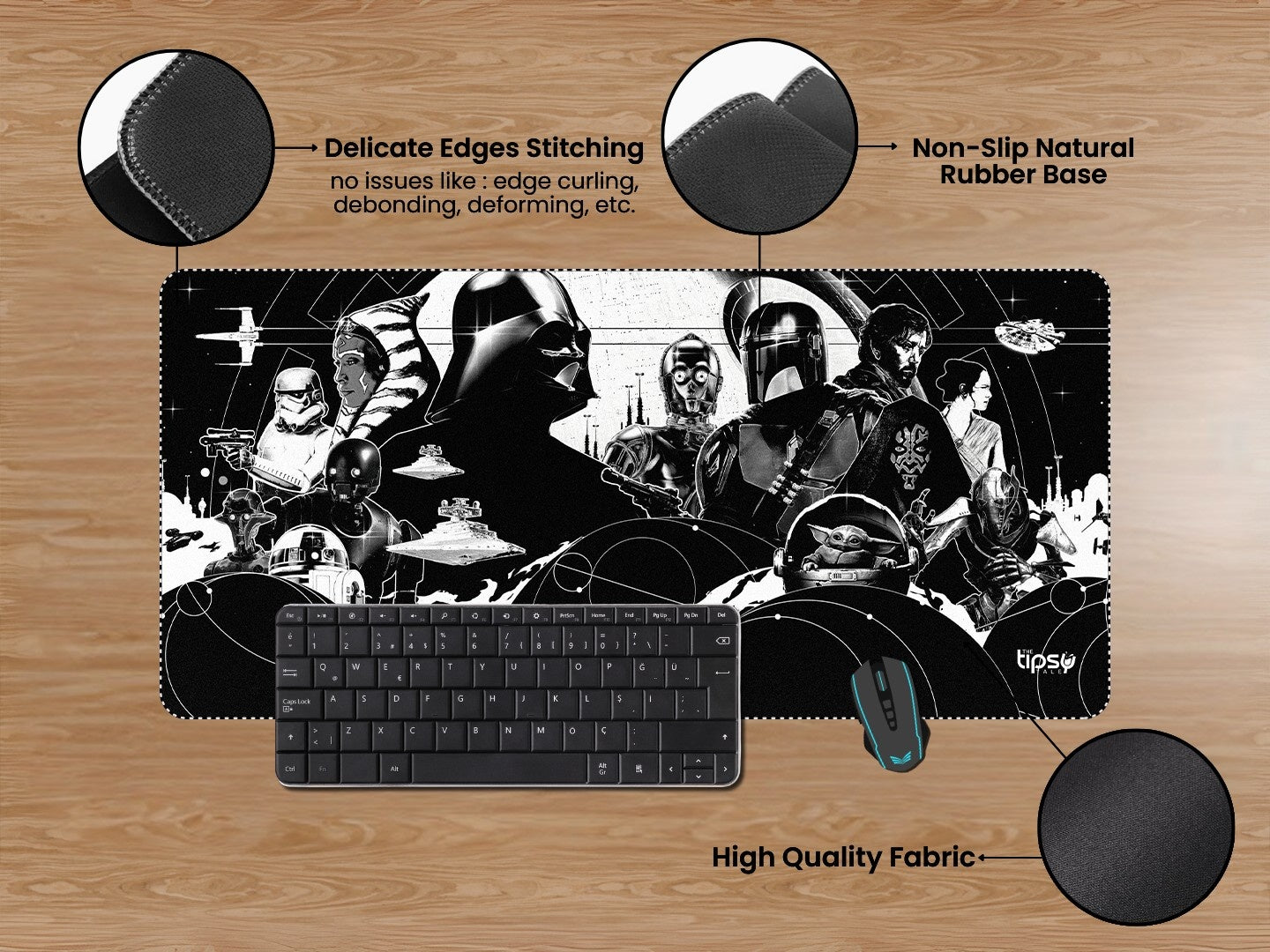 "STAR WARS" Gaming Mousepad Elevate Your Gaming Experience