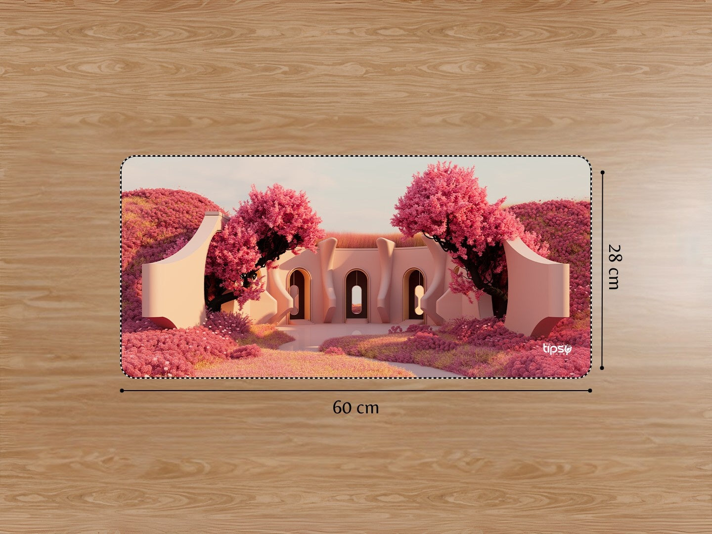 "PINK BLOSSOM  VIEW" Gaming Mousepad Elevate Your Gaming Experience