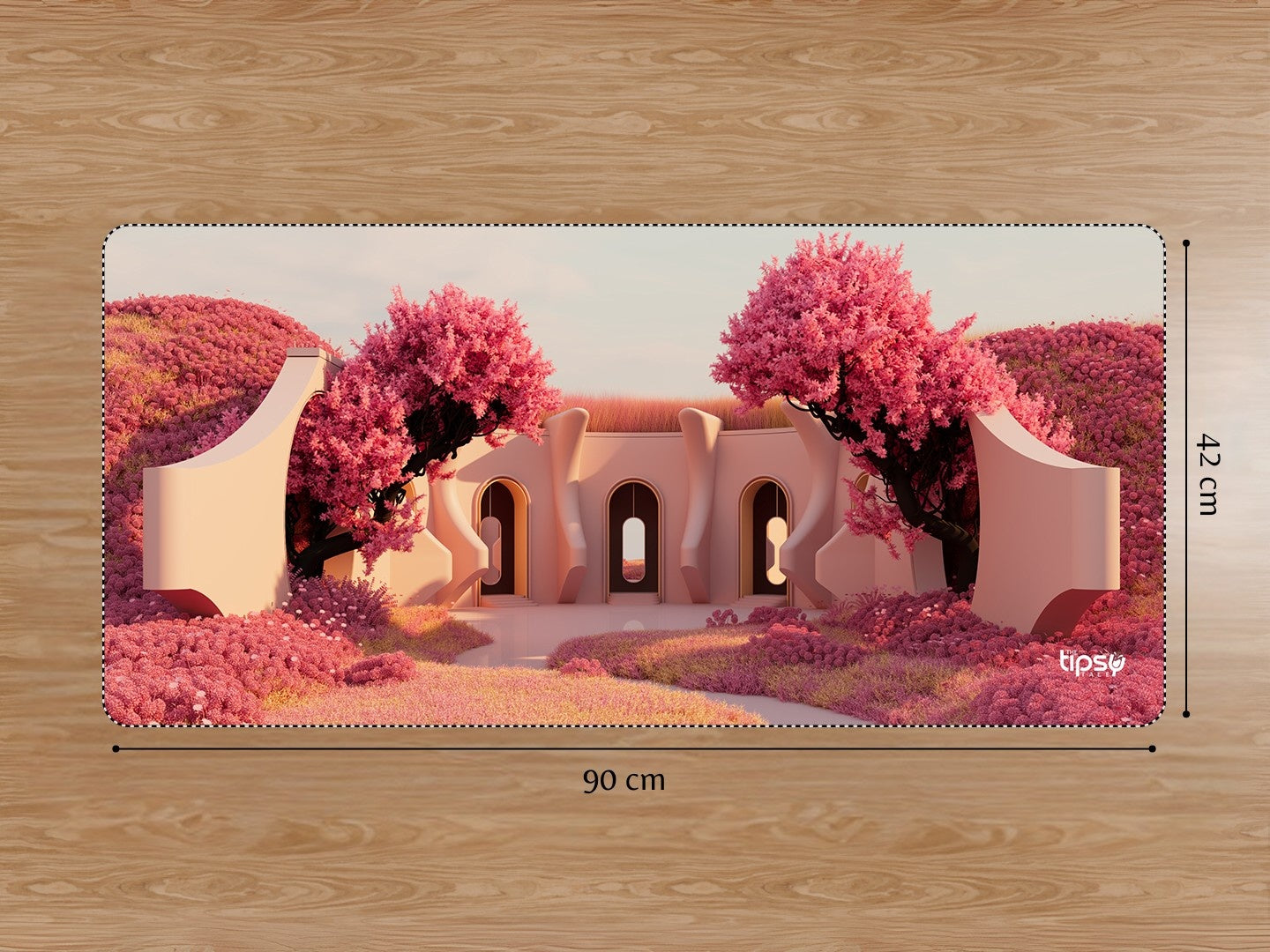 "PINK BLOSSOM  VIEW" Gaming Mousepad Elevate Your Gaming Experience