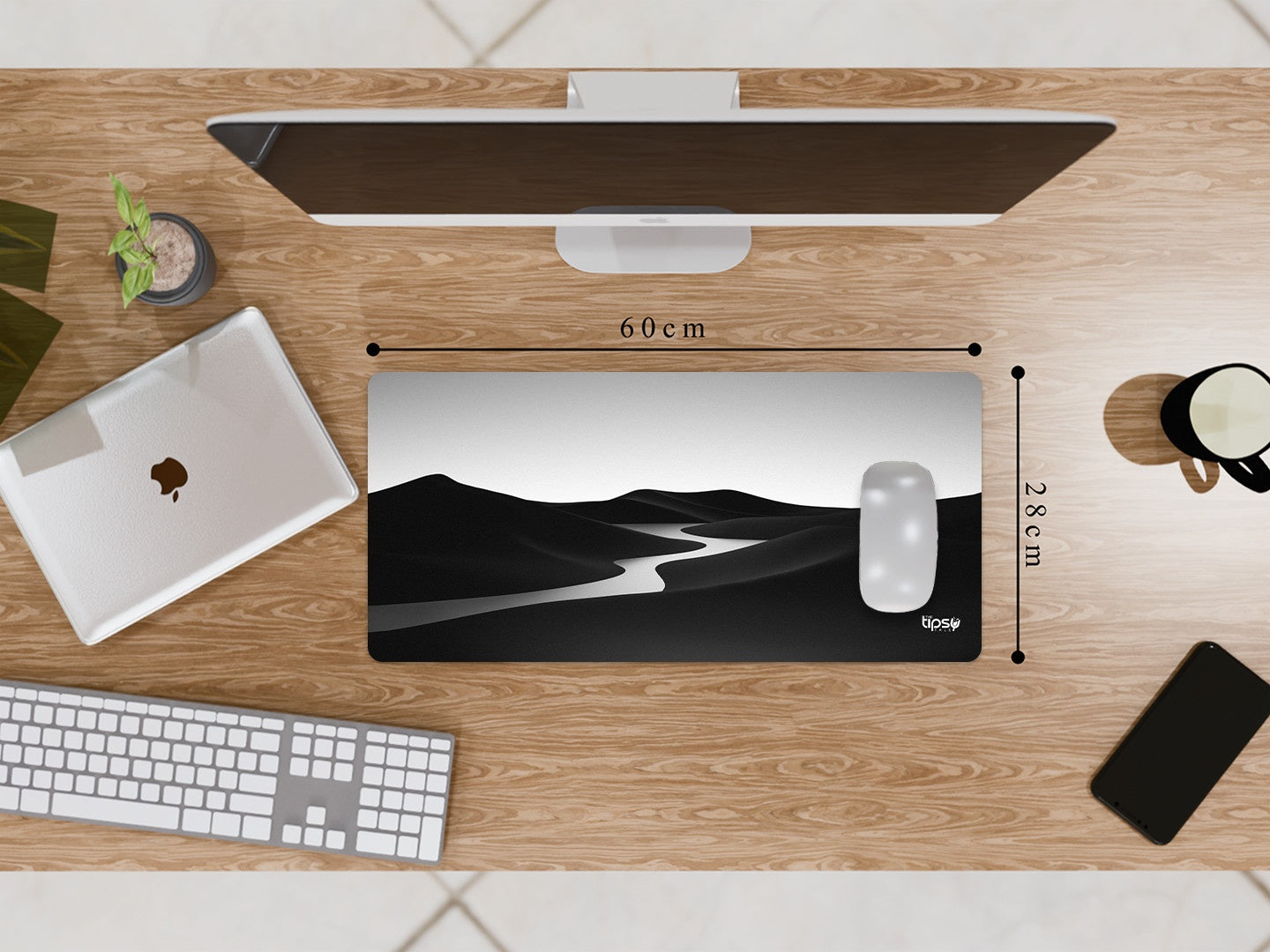 "DARK MOUNTAIN VIEW" Gaming Mousepad Elevate Your Gaming Experience