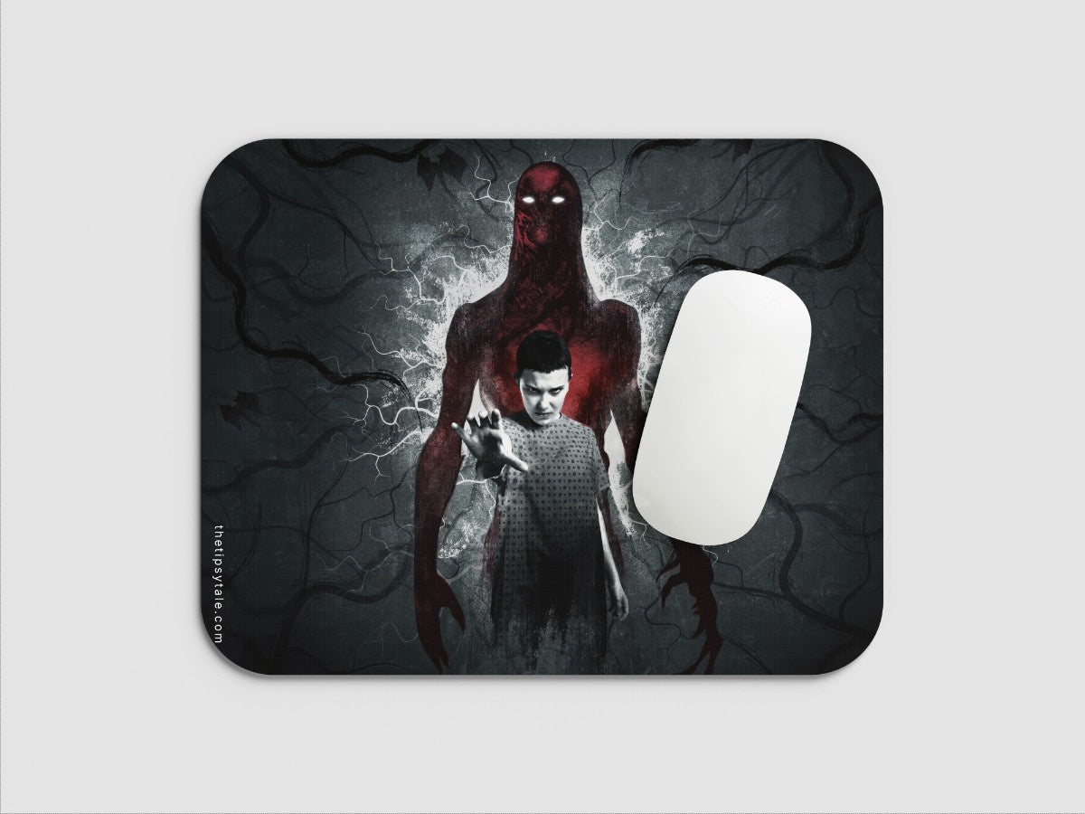 "Eleven vs Vecna: Stranger Things" Mousepad Enhance Your Workspace with Style
