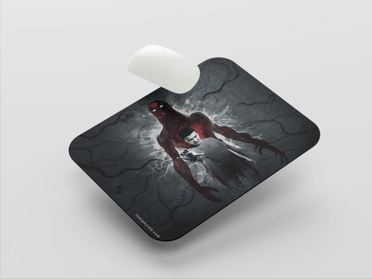 "Eleven vs Vecna: Stranger Things" Mousepad Enhance Your Workspace with Style