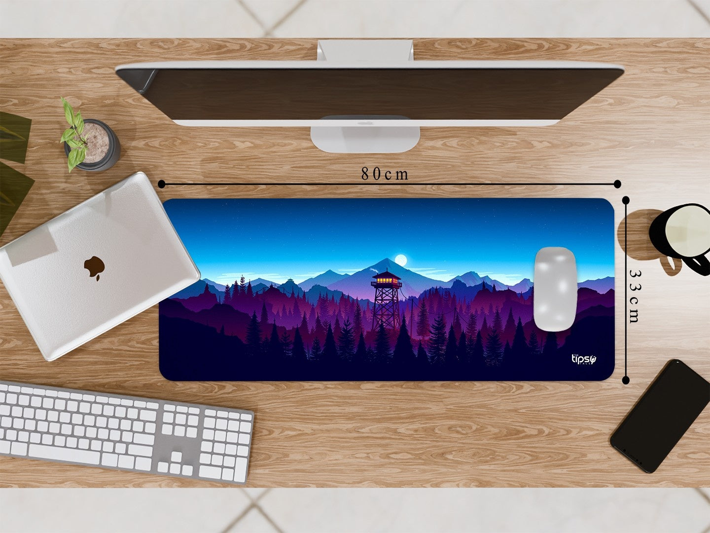 "IN BETWEEN THE FOREST" Gaming Mousepad Elevate Your Gaming Experience