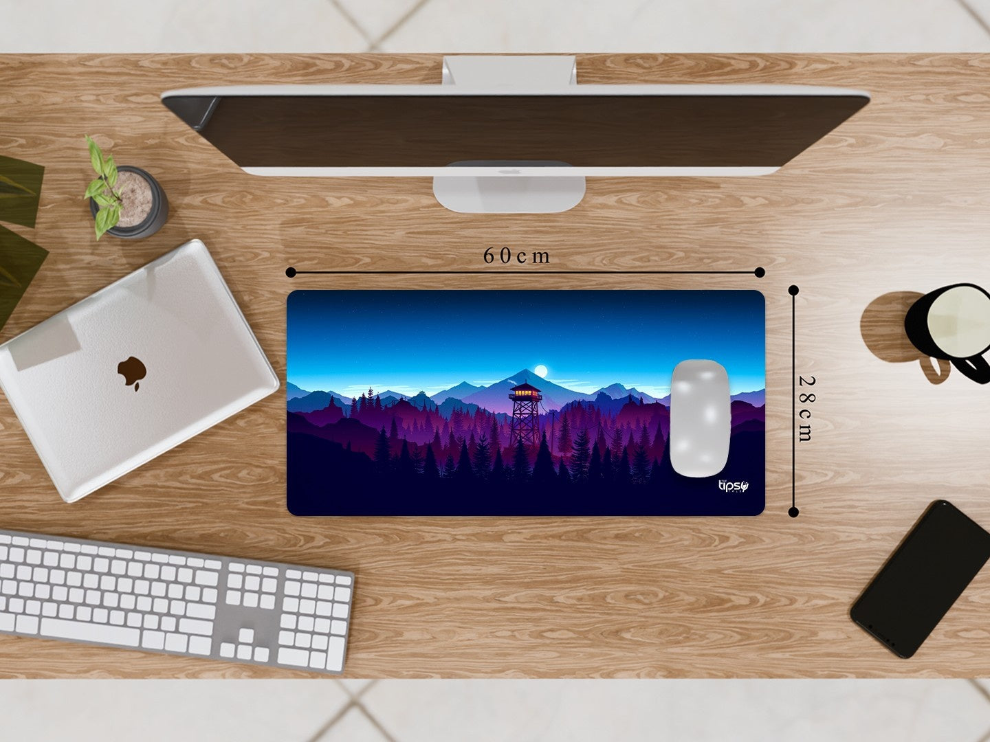 "IN BETWEEN THE FOREST" Gaming Mousepad Elevate Your Gaming Experience