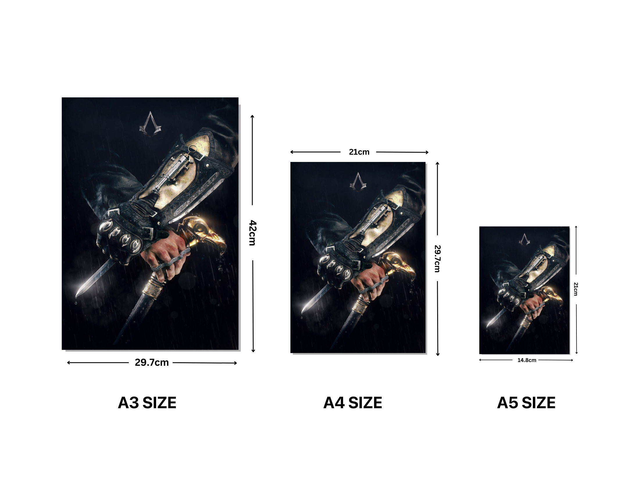 "Assassin's Creed: Xbox Series"- Shiny & Sturdy Metallic Poster  Art That Pops & Sticks (Literally!)