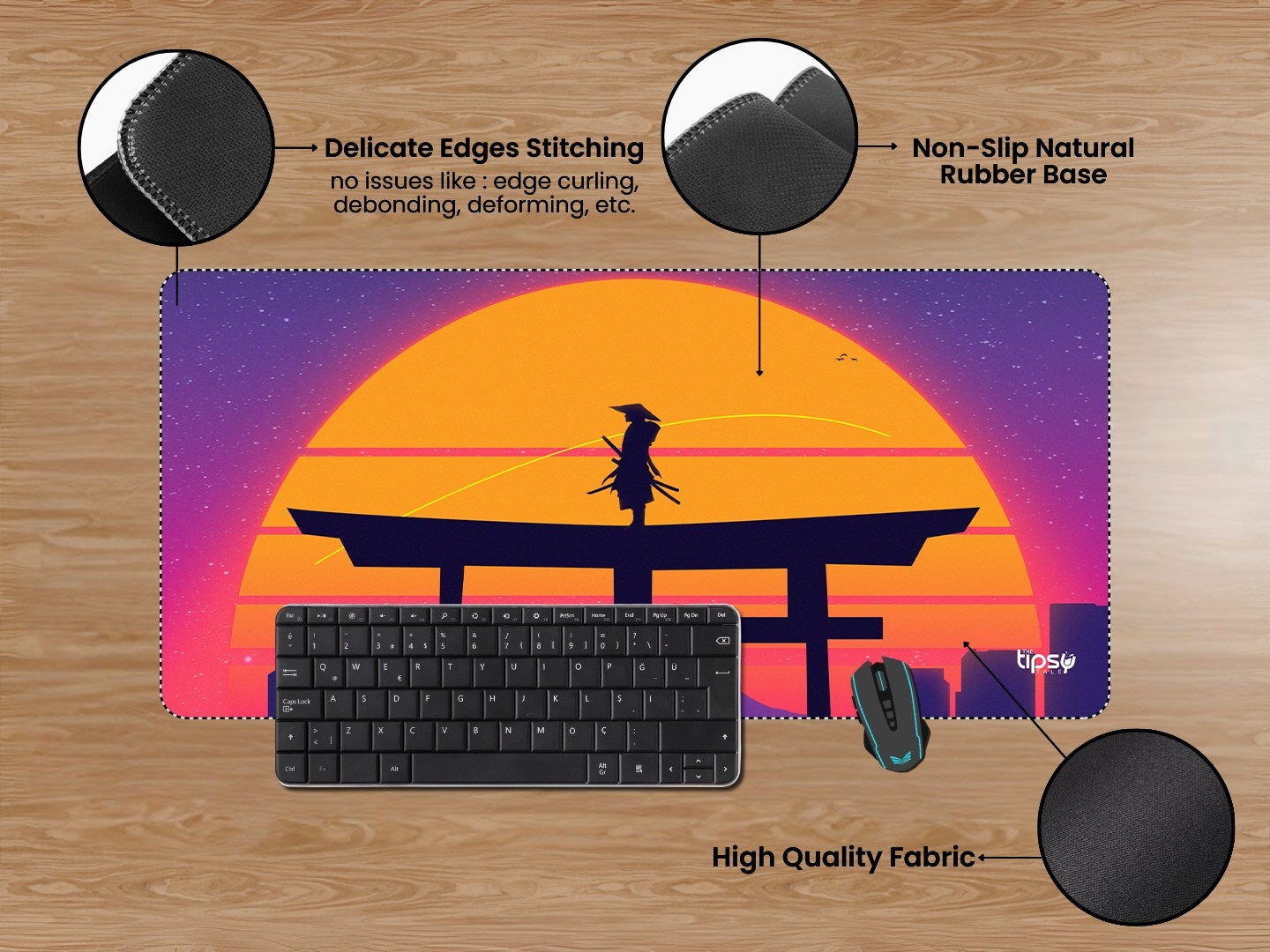 "SAMURAI TORII GATE" Gaming Mousepad Elevate Your Gaming Experience