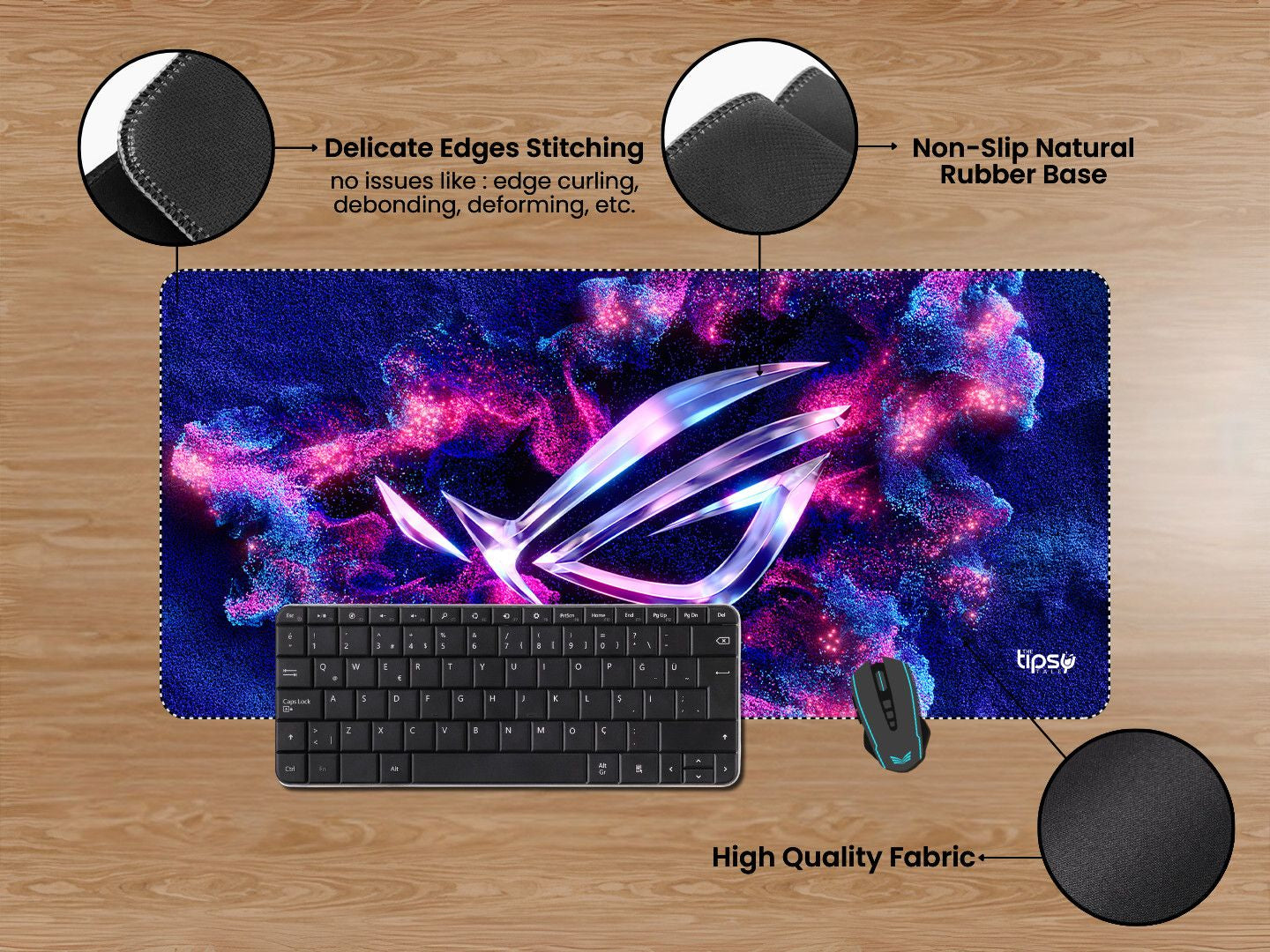 "ASUS ROG PARTICLES" Gaming Mousepad Elevate Your Gaming Experience