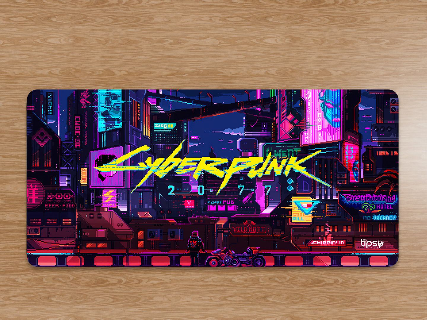 "CYBERPUNK 2077 pixelated" Gaming Mousepad Elevate Your Gaming Experience