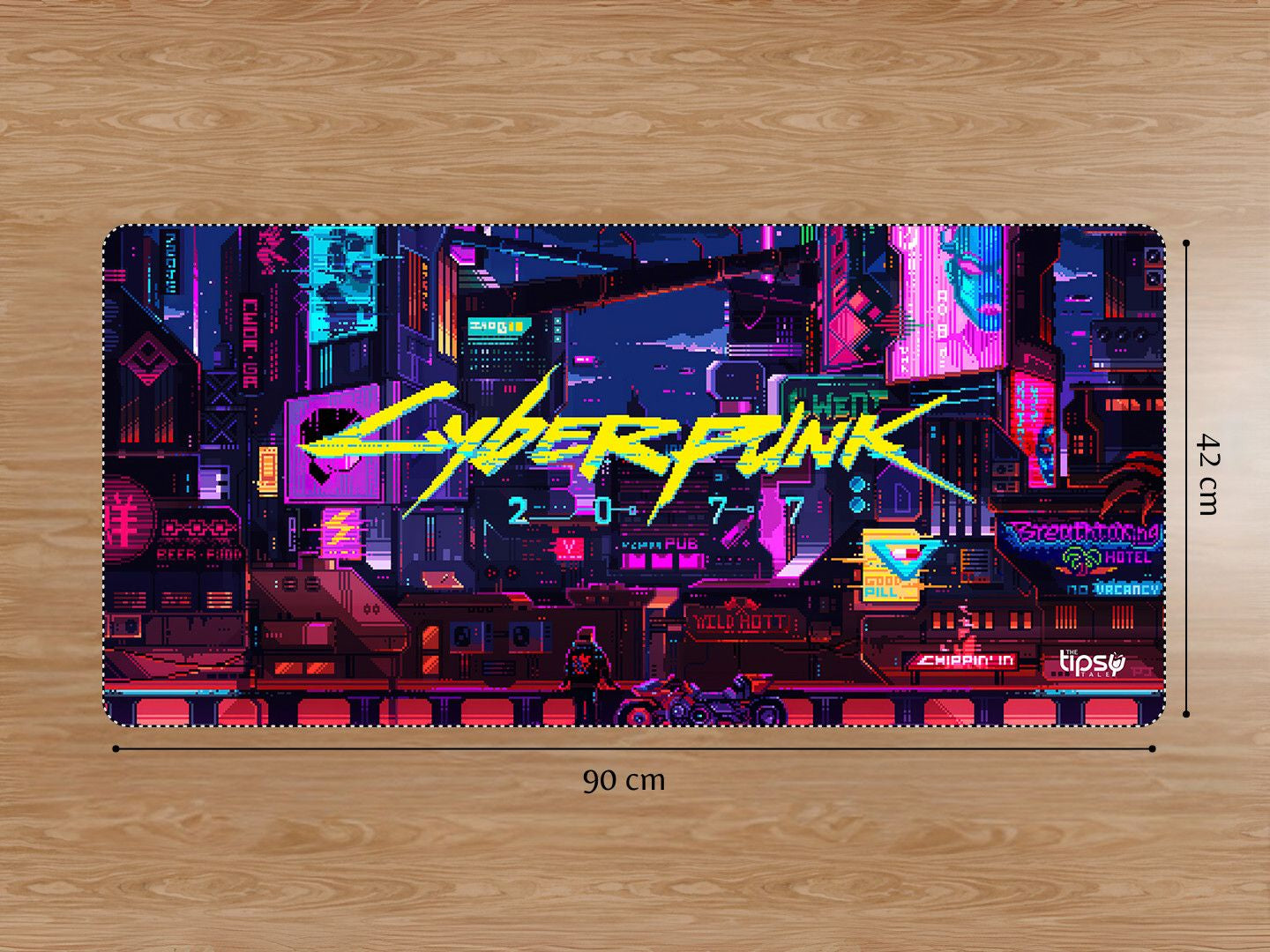 "CYBERPUNK 2077 pixelated" Gaming Mousepad Elevate Your Gaming Experience