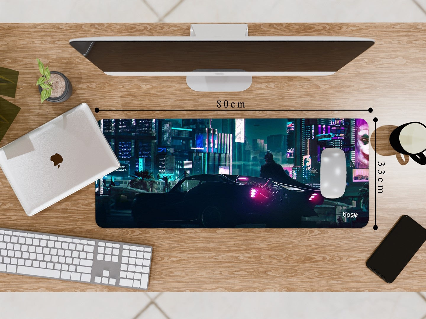 "GOTHAM CITY NEEDS YOU  BATMAN" Gaming Mousepad Elevate Your Gaming Experience