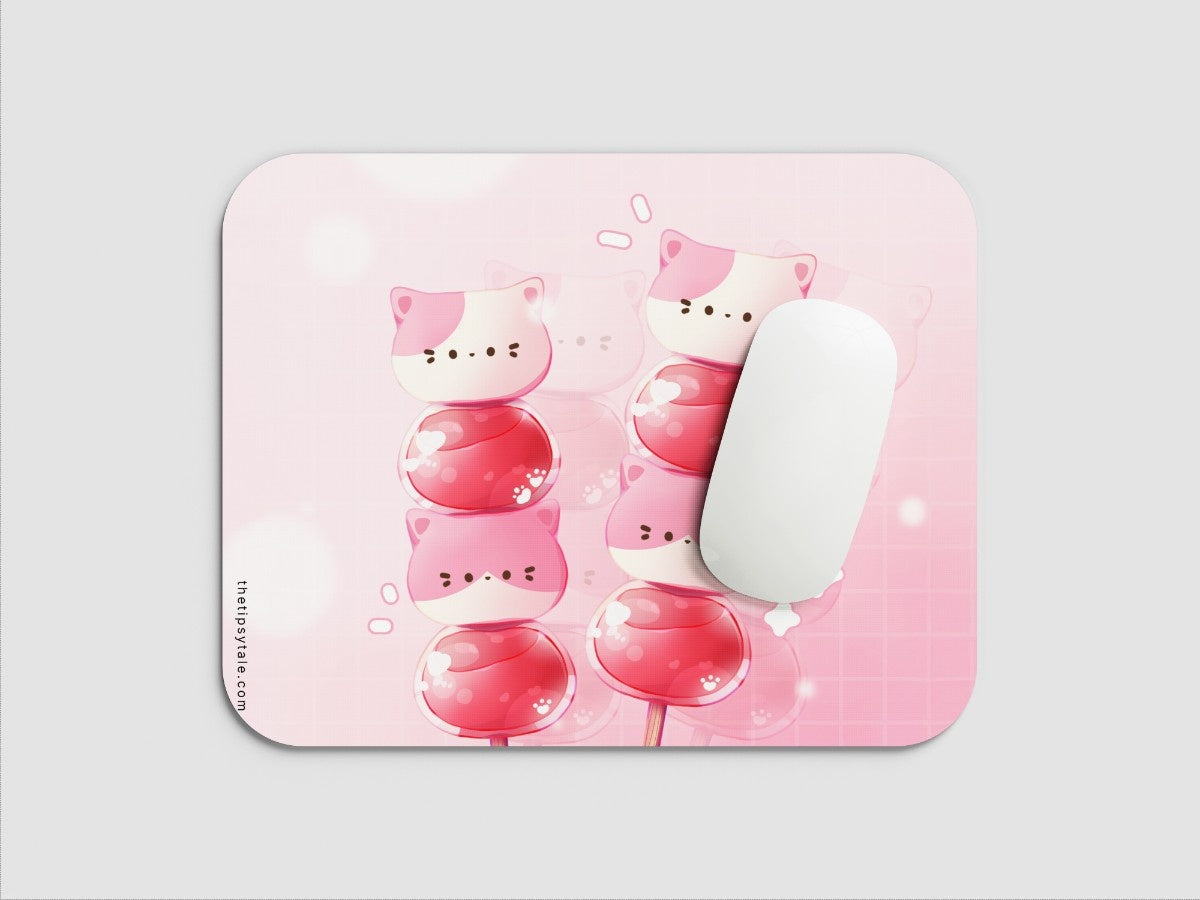 "KAWAII CANDY PINK" Mousepad Enhance Your Workspace with Style