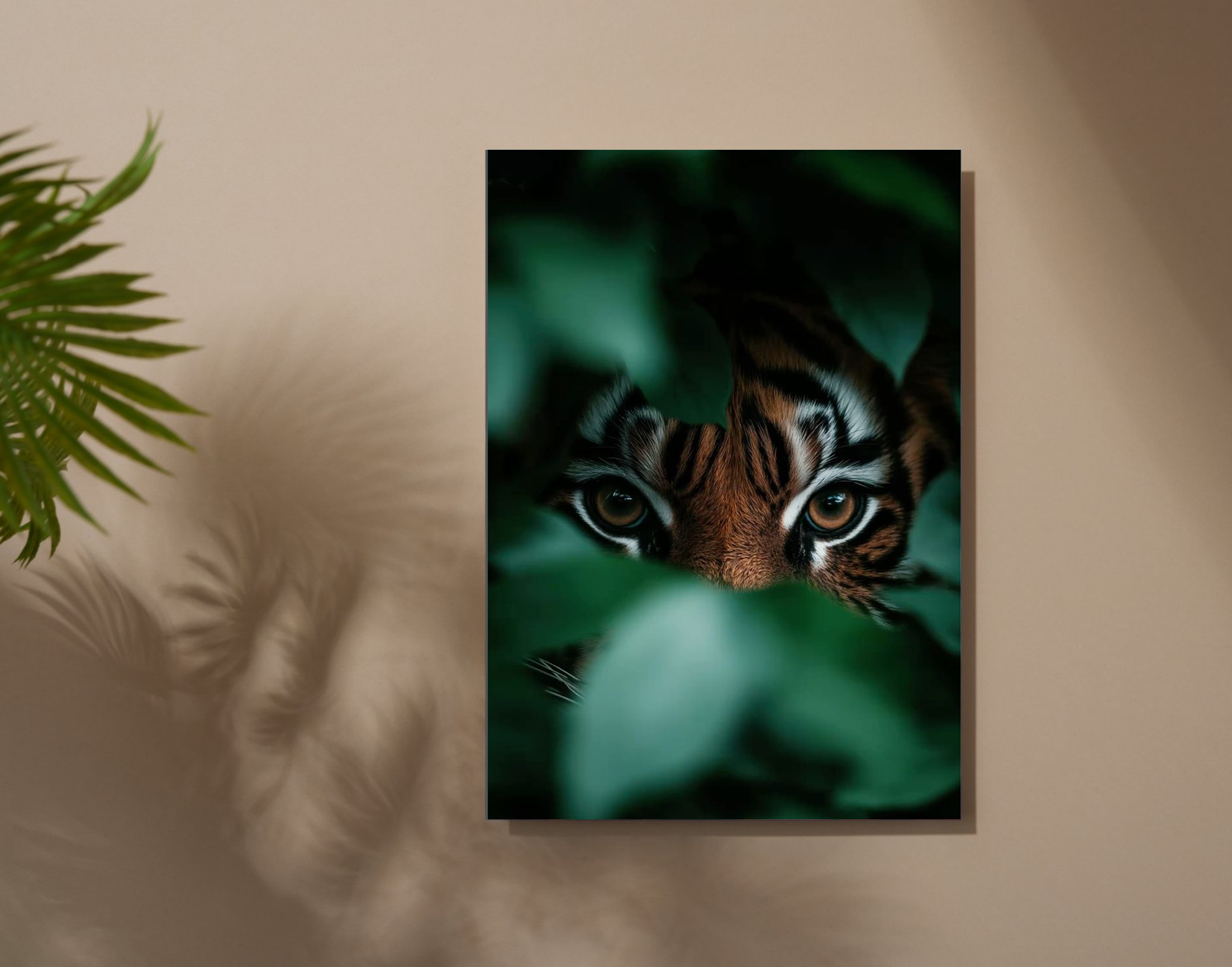 "Tiger in the wild #Forest"- Shiny & Sturdy Metallic Poster  Art That Pops & Sticks