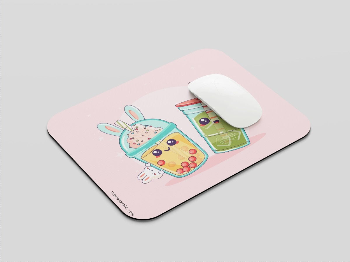 "Kawaii bubble tea Kawaii boba tea " Mousepad Enhance Your Workspace with Style