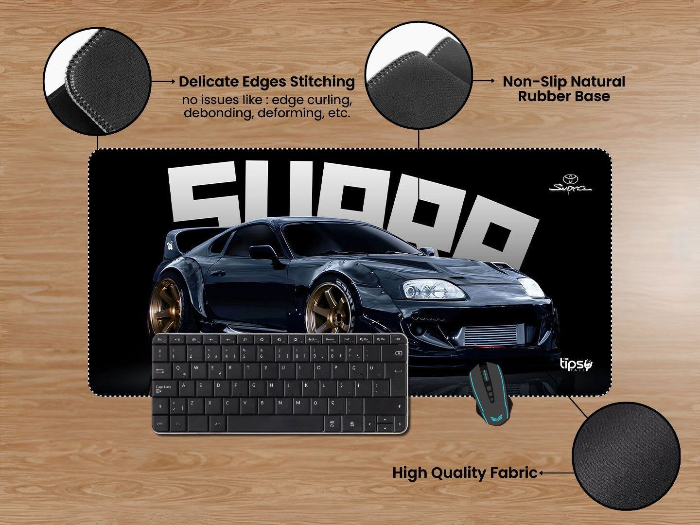 "SUPRA MK4" Gaming Mousepad Elevate Your Gaming Experience