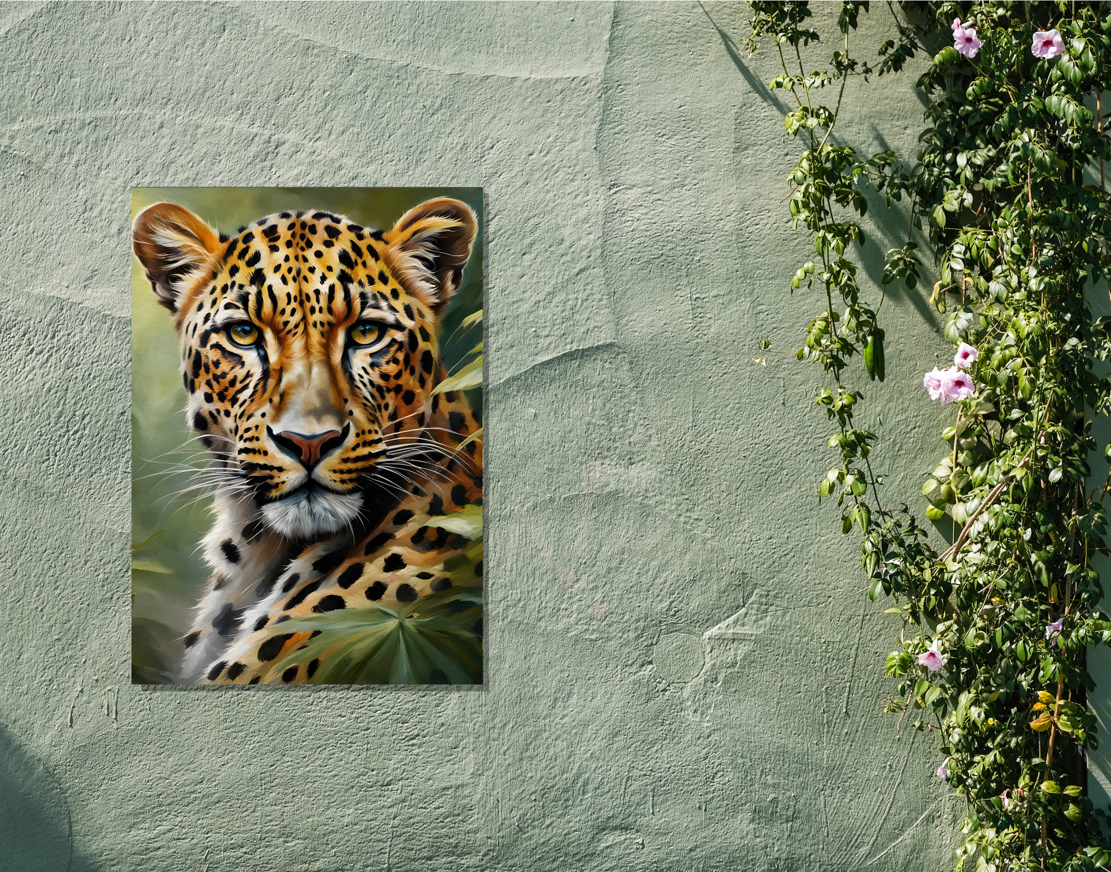 "Cheetah Photography"- Shiny & Sturdy Metallic Poster  Art That Pops & Sticks