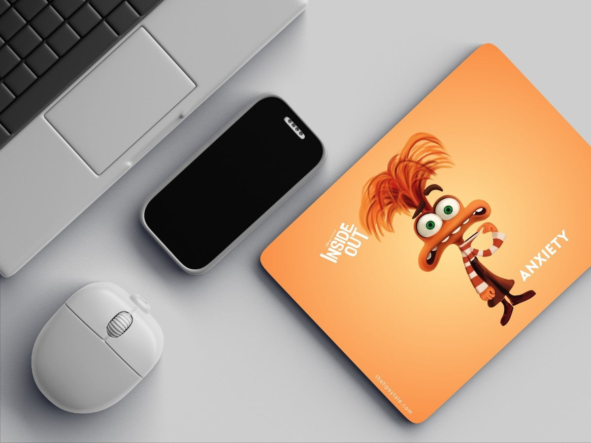 "Inside Out: Anxiety" Mousepad Enhance Your Workspace with Style