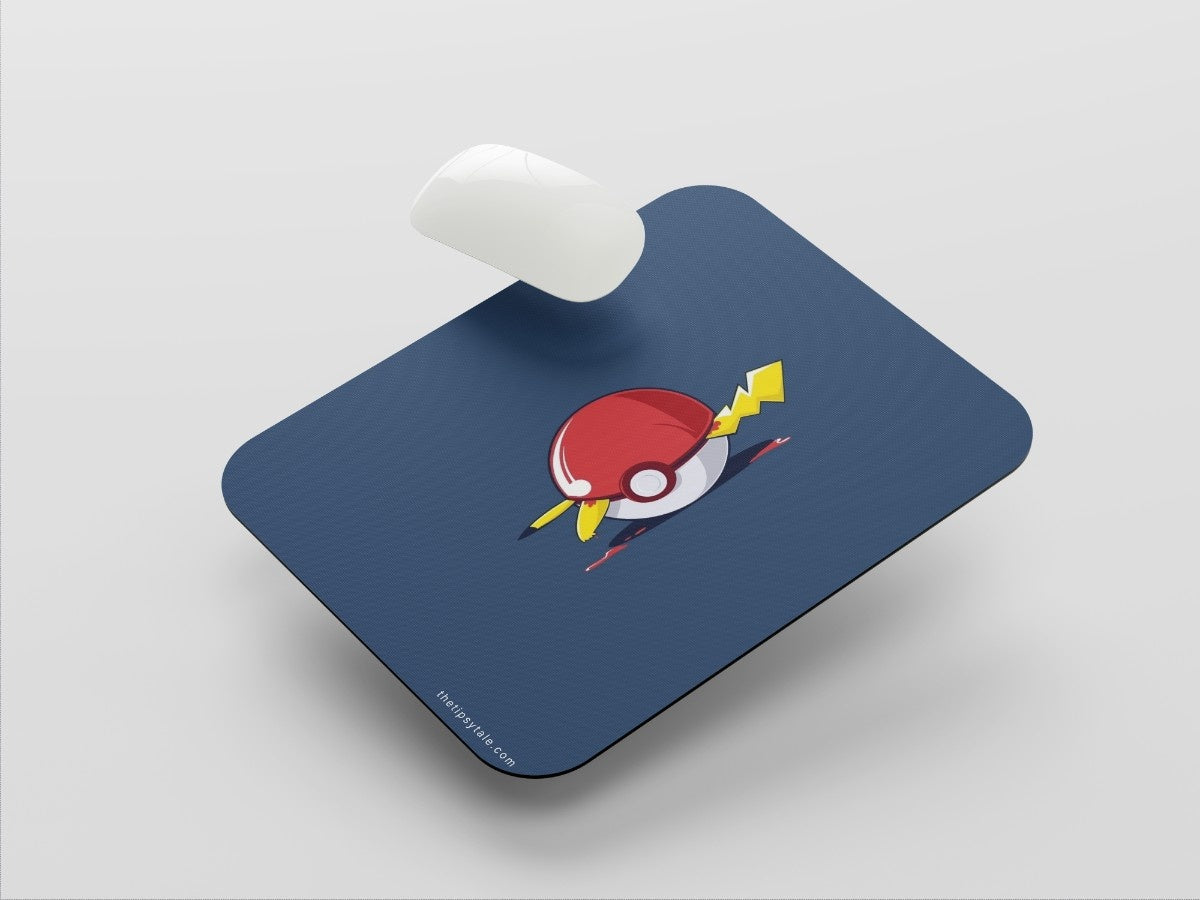 "Pokéball : Pikachu" Mousepad Enhance Your Workspace with Style
