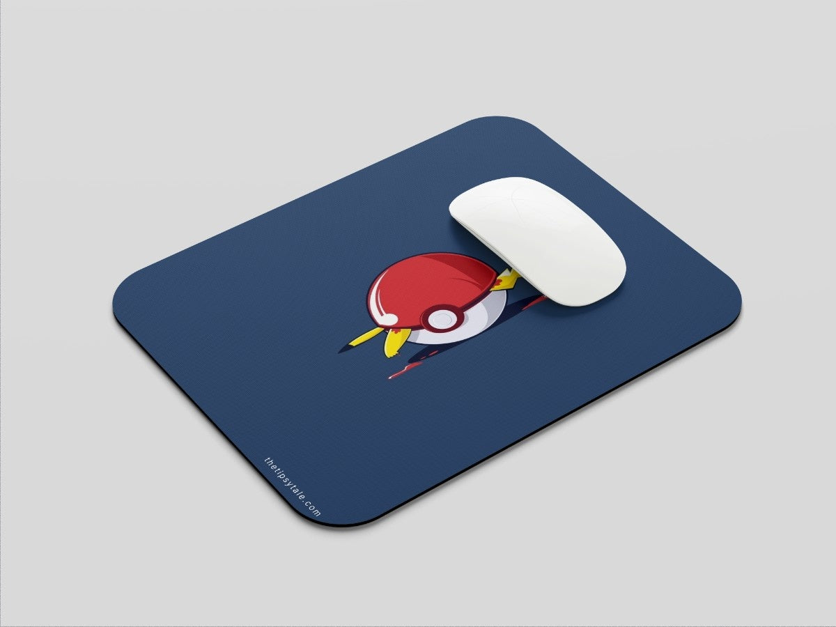 "Pokéball : Pikachu" Mousepad Enhance Your Workspace with Style