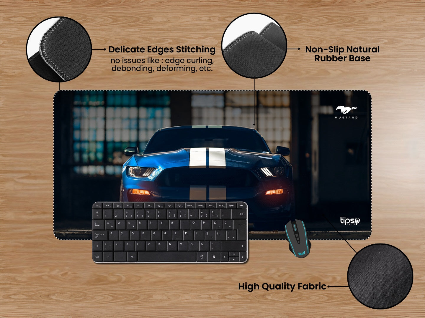 "SHELBY GT350 - FORD" Gaming Mousepad Elevate Your Gaming Experience