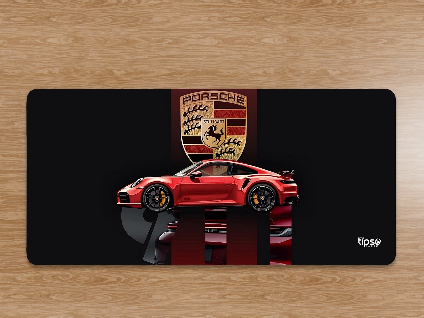 "911 RED PORSCHE" Gaming Mousepad Elevate Your Gaming Experience