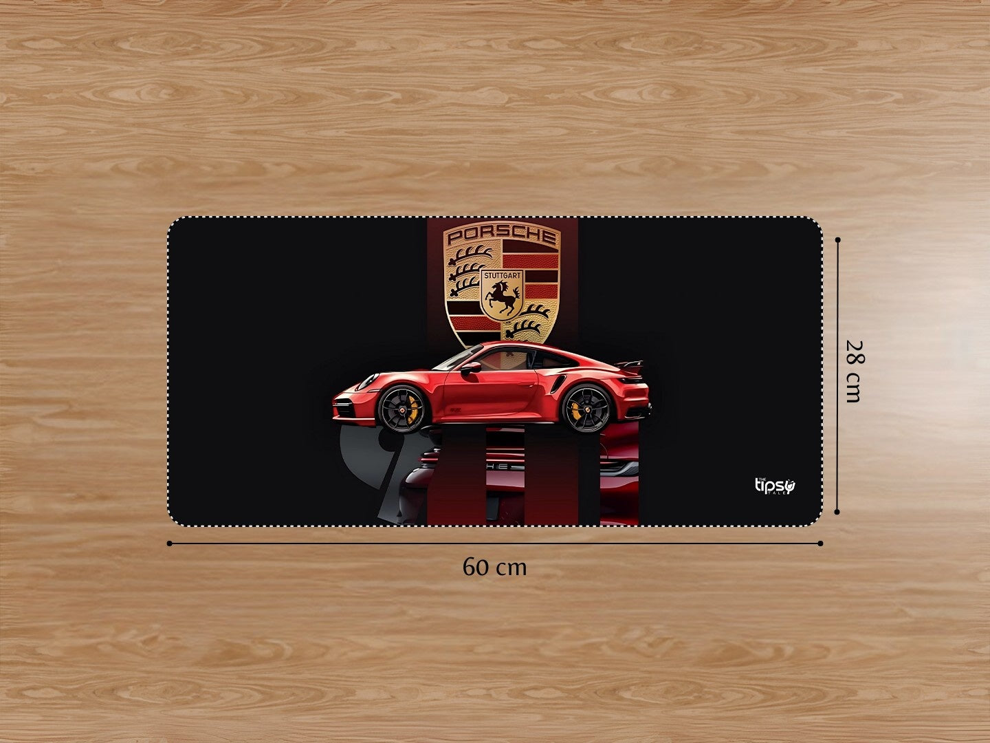 "911 RED PORSCHE" Gaming Mousepad Elevate Your Gaming Experience